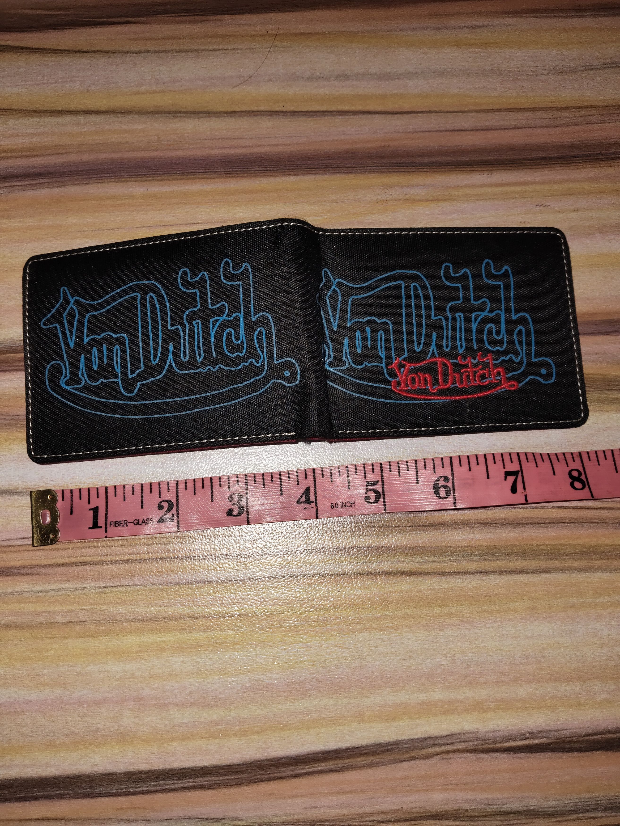 Von Dutch VON DUTCH Spellout Big Logo Wallet Size ONE SIZE - 3 Thumbnail