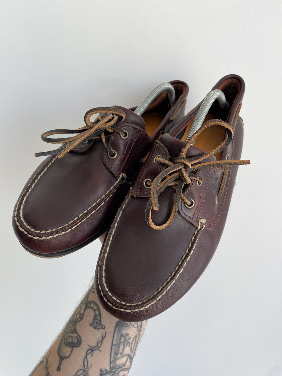 Leather Timberland Classic Boat Leather Shoes Size US 10.5 / EU 43-44 - 9 Thumbnail