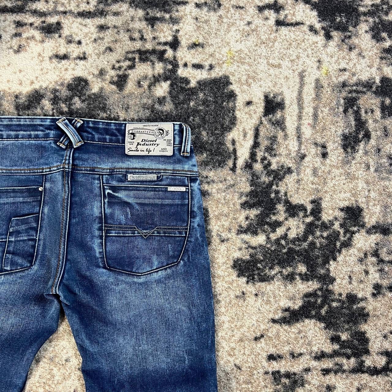 Diesel Diesel Luxury Mini Logo Distressed Style Denim Jeans Size US 32 / EU 48 - 3 Thumbnail