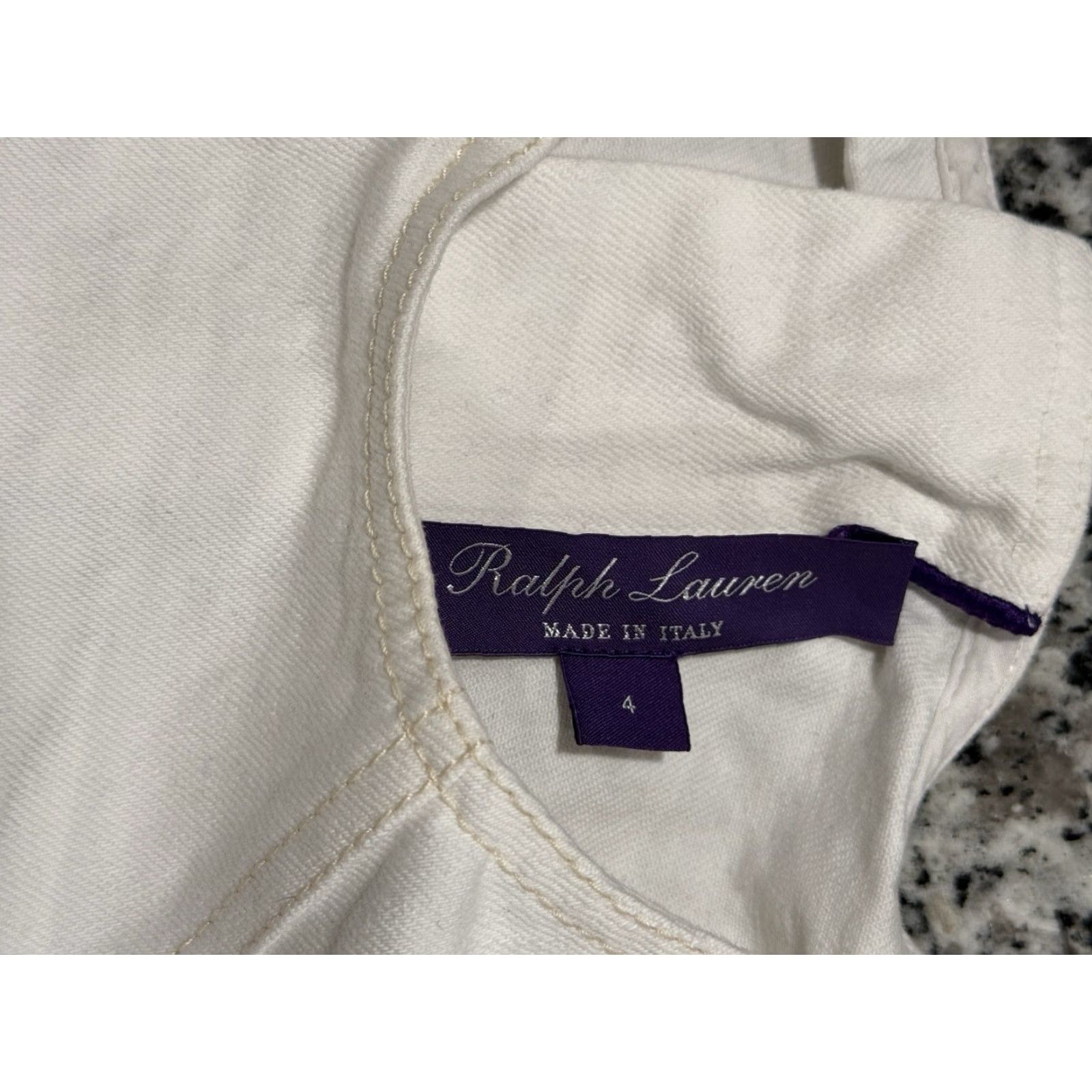 VINTAGE Ralph Lauren Purple Label Denim Dress Women's Medium