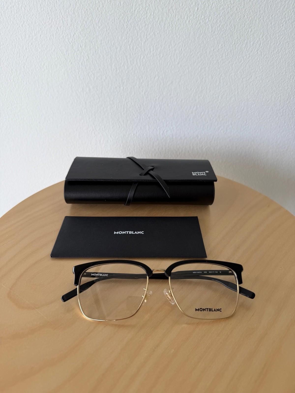 Montblanc New montblanc optical glasses frames eyeglasses MB0199OA 006 Size ONE SIZE - 1 Thumbnail