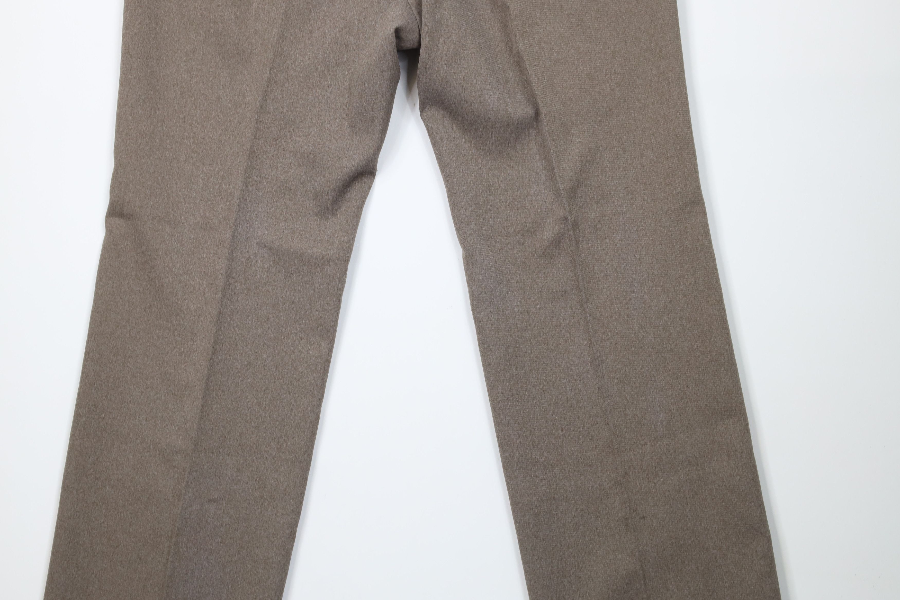 Levi's Vintage 70s Levis Knit Wide Leg Bell Bottoms Pants Brown USA Size US 40 / EU 56 - 13 Thumbnail