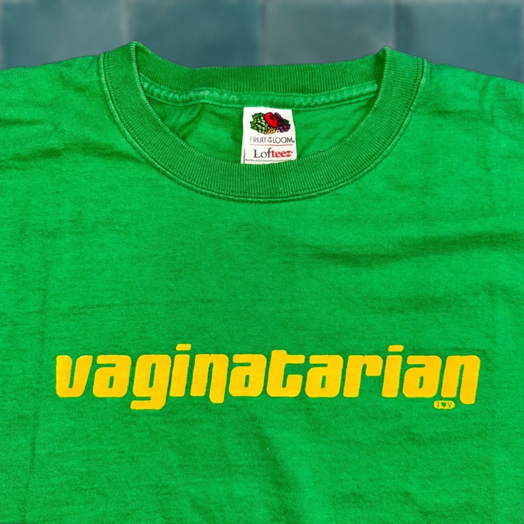 Fruit Of The Loom VINTAGE Fruit of the Loom T-Shirt Men XL Green Crew Neck Short Sleeve VTG 70s 80s 90s Graphic Print Size US XL / EU 56 / 4 - 1 Thumbnail