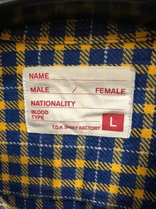 Flannel × Japanese Brand Japanese Brand T.O.K Shirt Factory Flannel Shirt 👕 Size US L / EU 52-54 / 3 - 3 Thumbnail