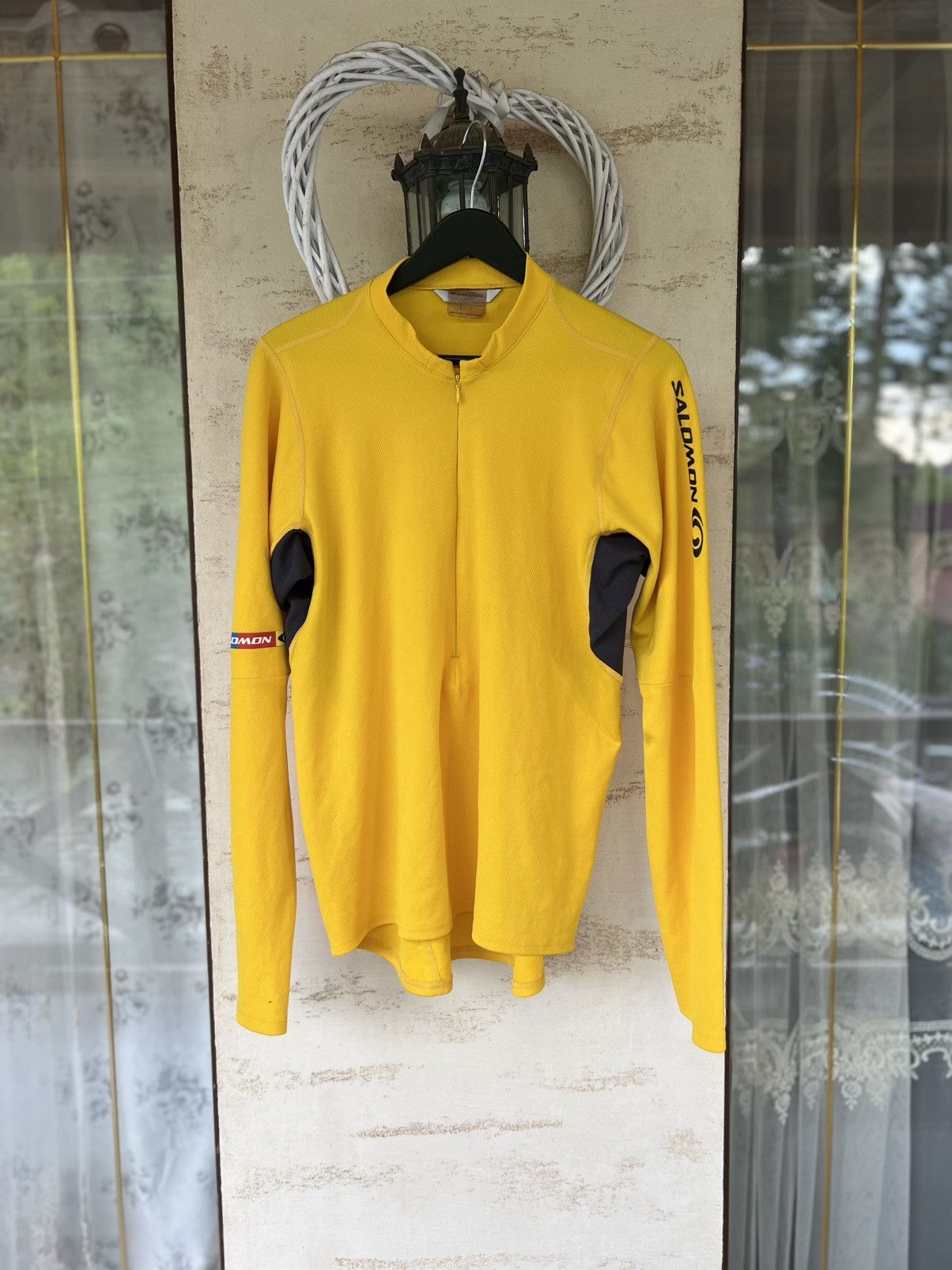 Salomon 🚴‍♂️ Vintage Salomon Cycling Jersey Zip-Up — Yellow / Size L Size US L / EU 52-54 / 3 - 1 Thumbnail