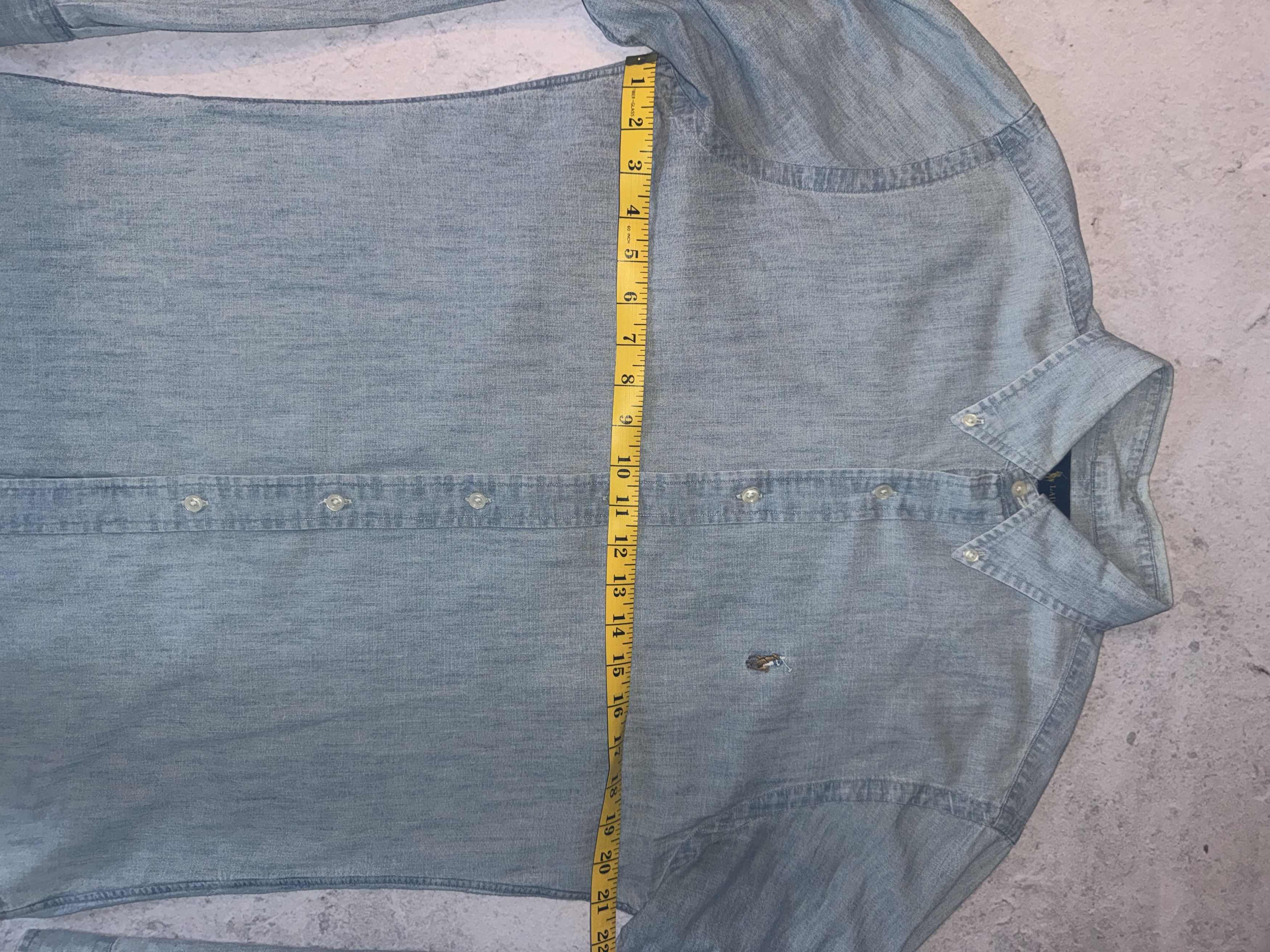 Ralph Lauren Denim "Slim Fit" Shirt Size US M / EU 48-50 / 2 - 4 Thumbnail