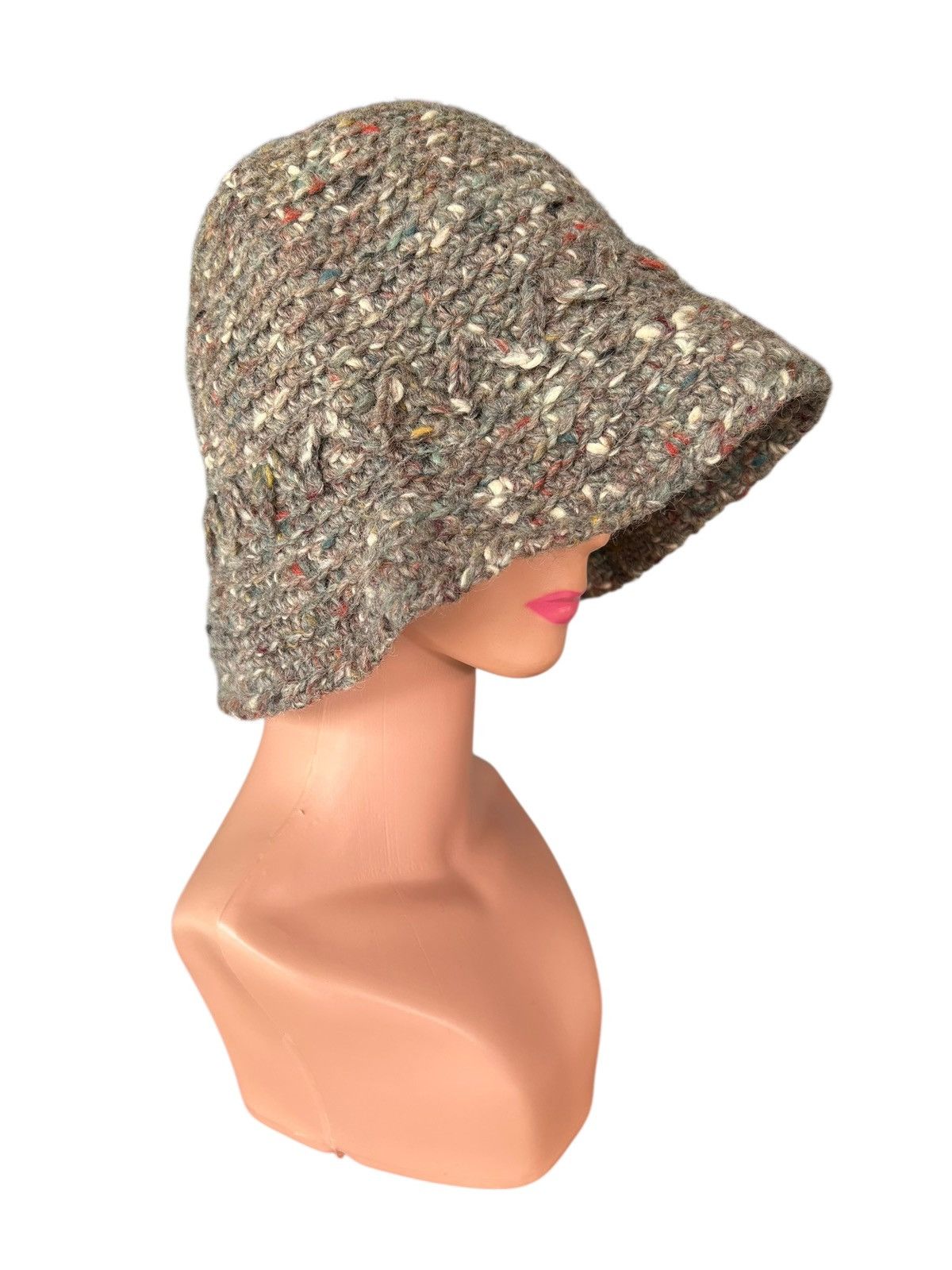 Kapital Crochet Knitted Handmade Bucket Hats wool Size ONE SIZE - 2 Thumbnail