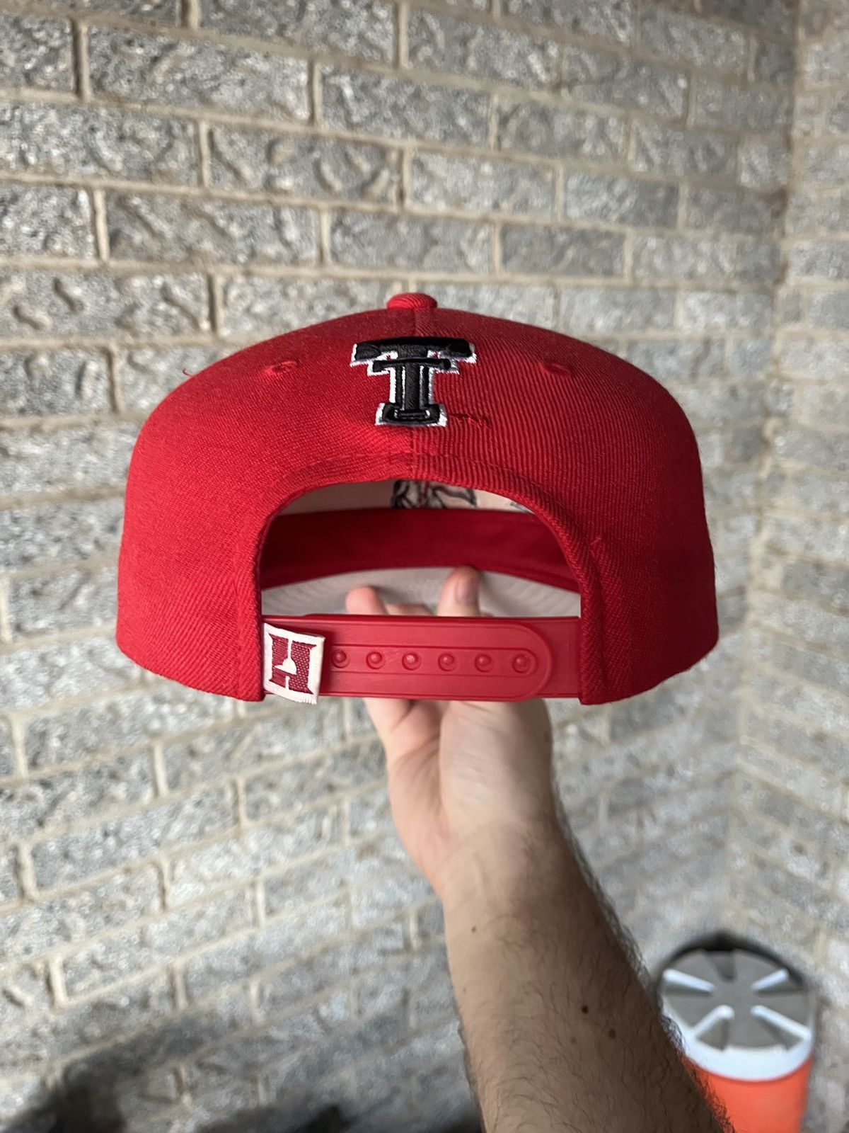 Sports Specialties × Vintage Vintage RARE Texas Tech Red Raiders Wool NCAA SnapBack Hat Size ONE SIZE - 4 Thumbnail