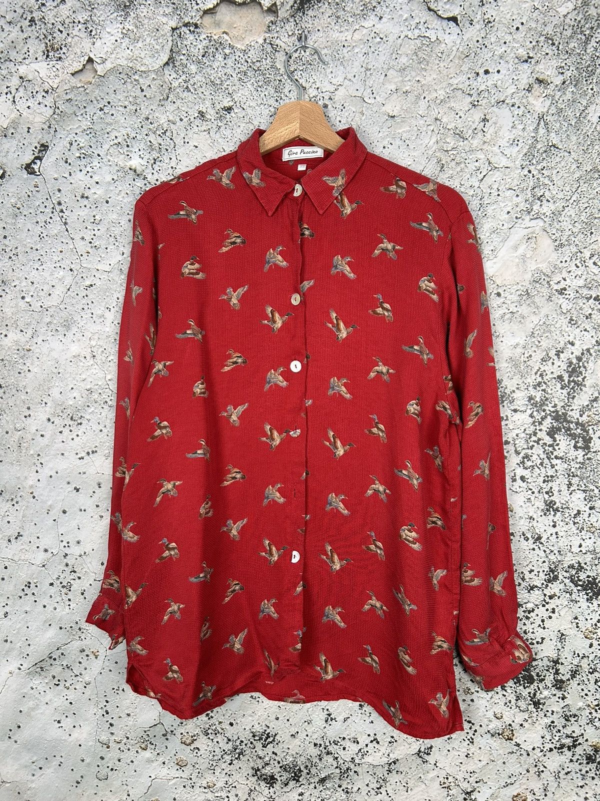 Vintage Vintage Avant Garde Ducks Shirt Alternative Grunge Punk Size US M / EU 48-50 / 2 - 1 Thumbnail