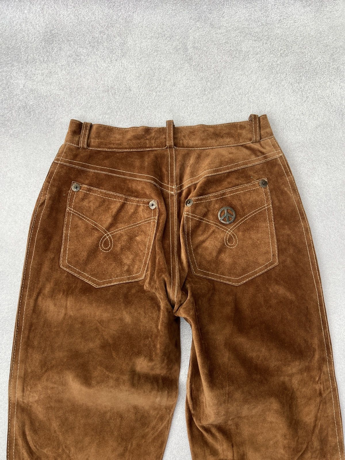 Designer × Moschino × Vintage Vintage Moschino Leather Women’s Rare Pants Cowboy Style Size 30" / US 8 / IT 44 - 19 Thumbnail