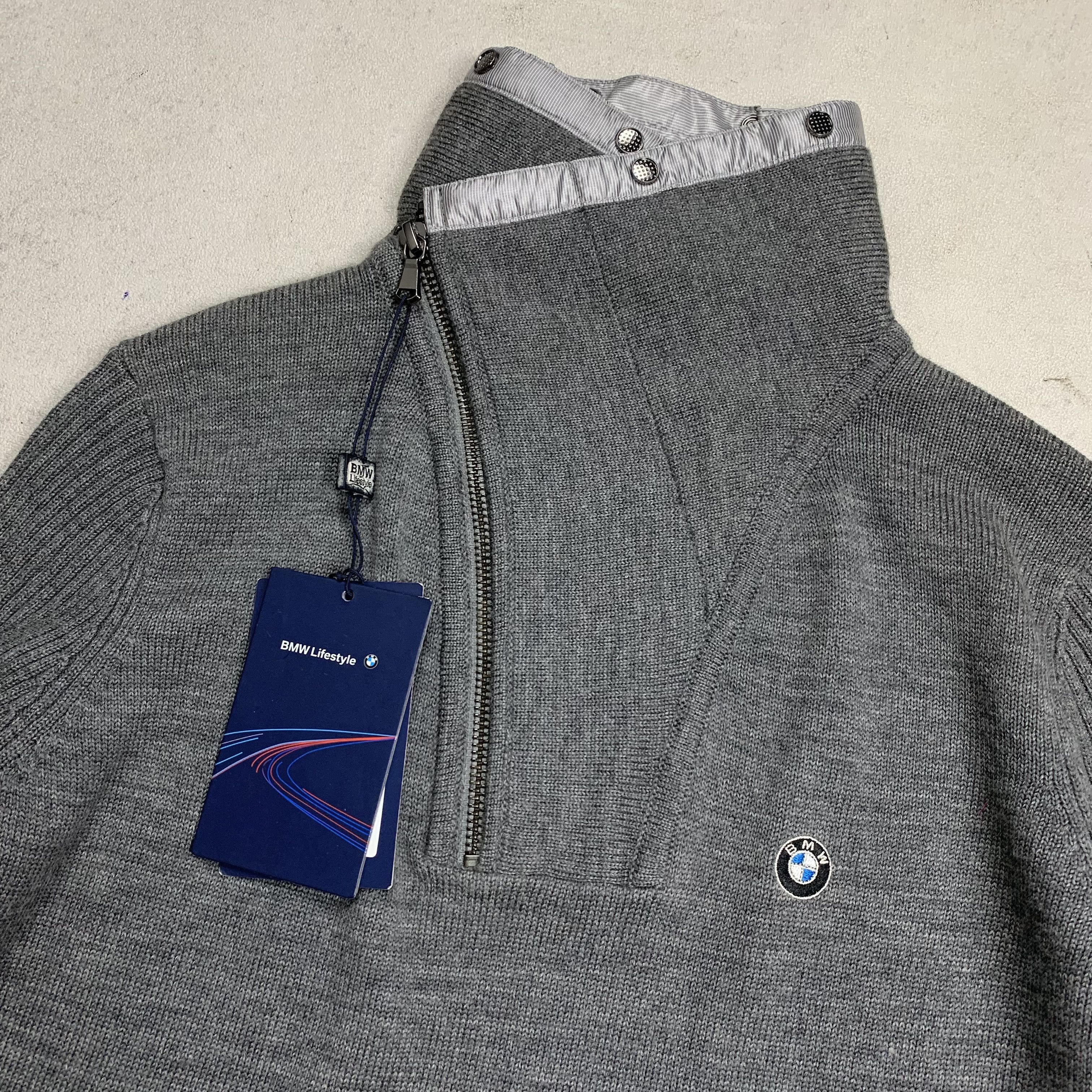 BMW BMW Wool Knit Sweater Jumper Size M / US 6-8 / IT 42-44 - 3 Thumbnail