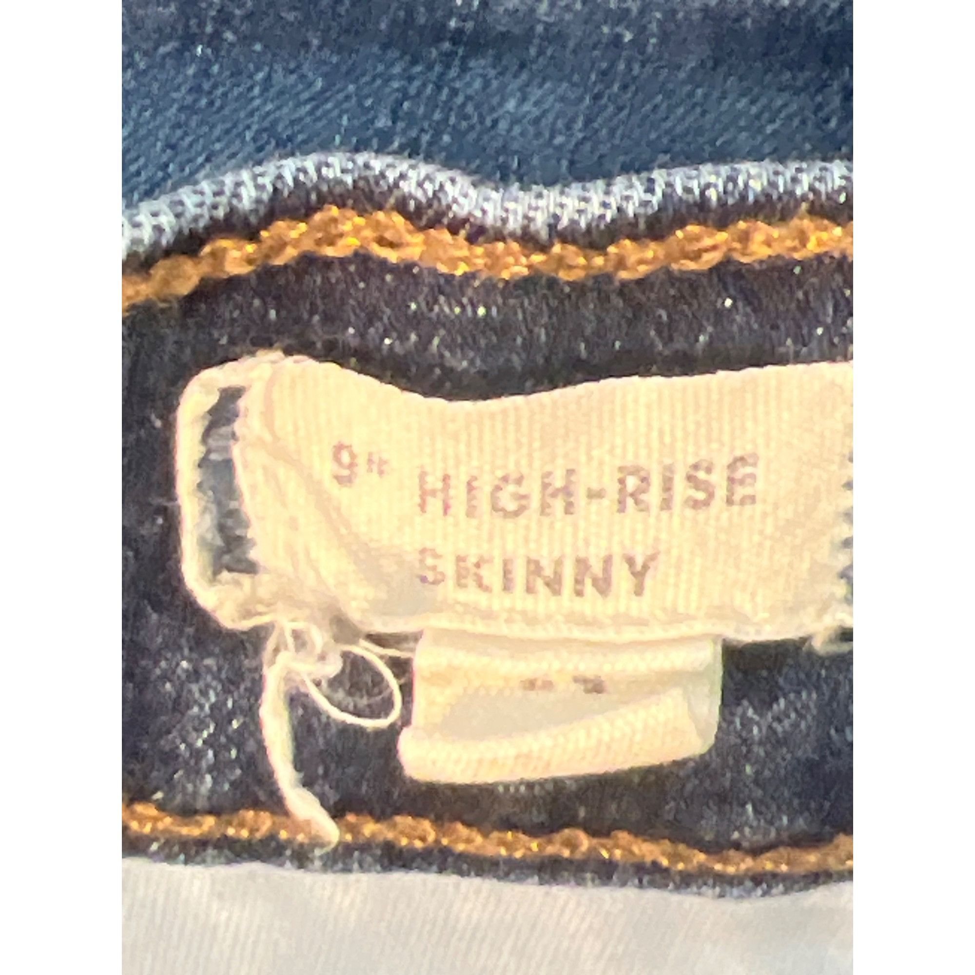 Madewell Madewell 9" High Rise Skinny Distressed Jeans Denim Frayed H Size 42" / US 20 - 7 Thumbnail