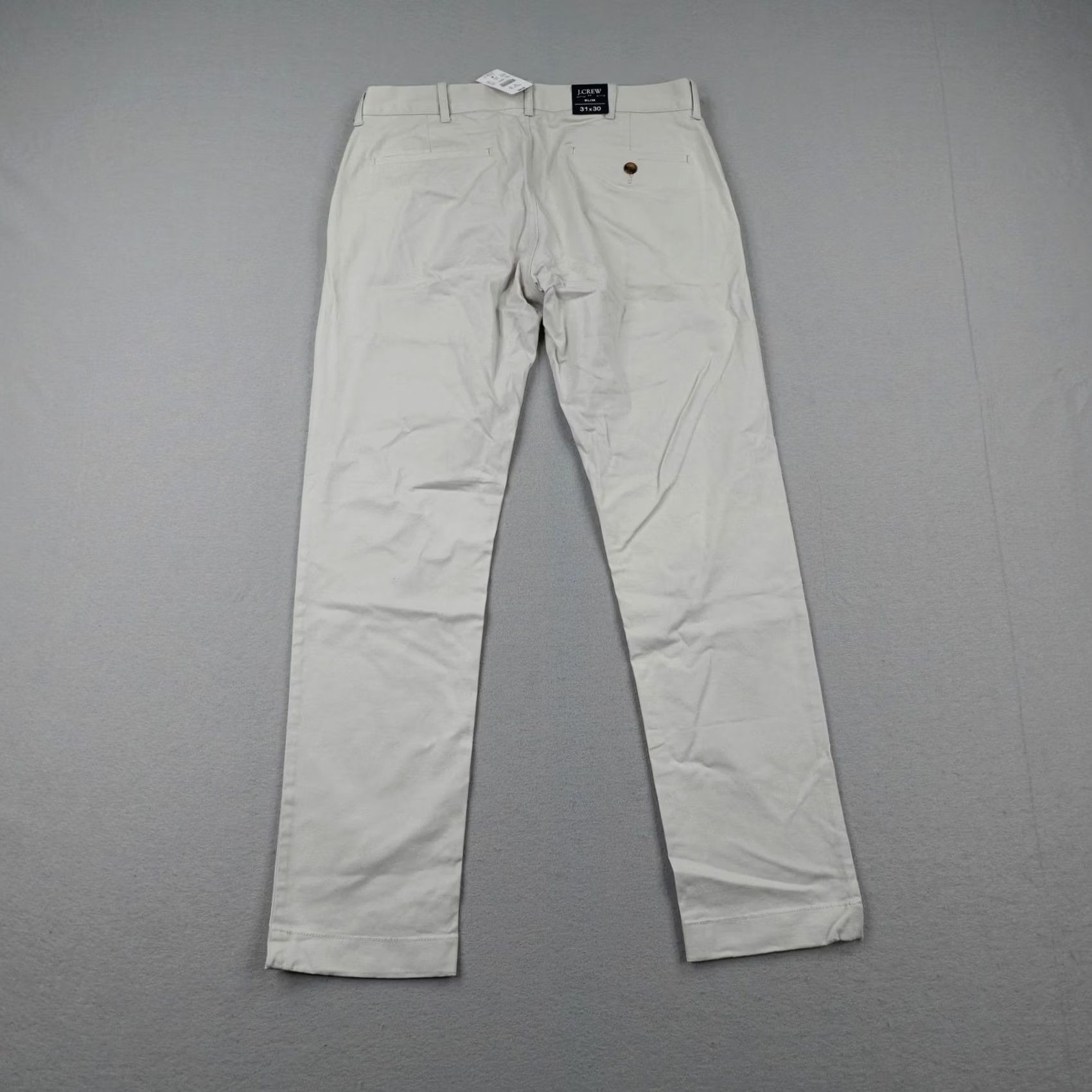 J.Crew J CREW Pants Mens 31x30 Khaki Beige Slim Chino Flex Slim Fit Straight Leg NEW Size US 31 - 4 Thumbnail