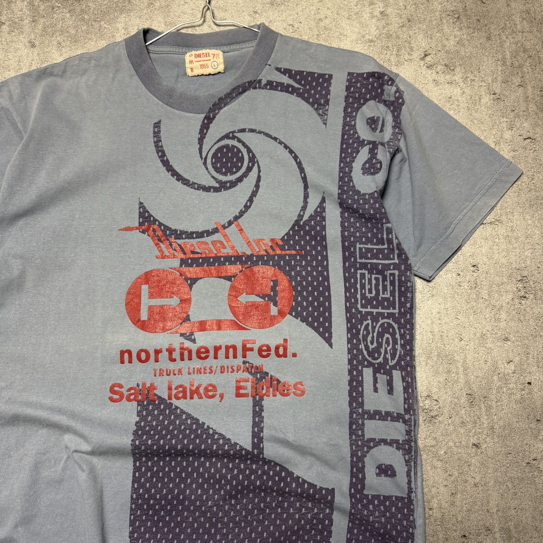 Diesel × Japanese Brand × Vintage Y2K Vintage Diesel Tee Shirt Archive Hype Size US XL / EU 56 / 4 - 3 Thumbnail