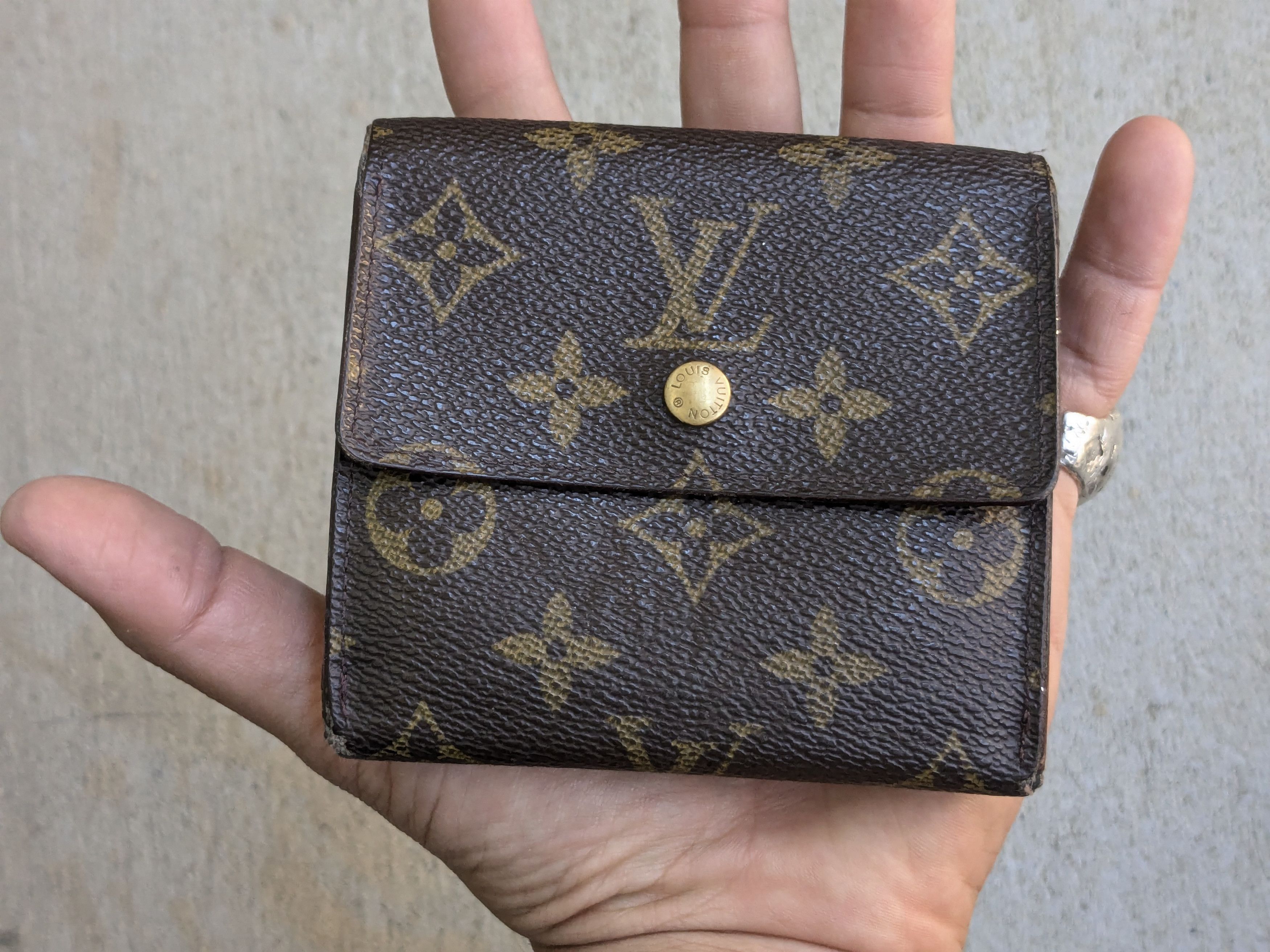 Louis Vuitton Louis Vuitton Wallet Trifold Canvas Monogram Leather Size ONE SIZE - 13 Thumbnail