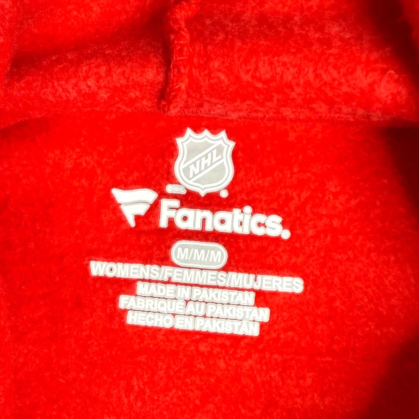 Vintage VINTAGE Washington Capitals Fanatics Hoodie Womens Medium Red Blue Pullover Size M / US 6-8 / IT 42-44 - 3 Thumbnail