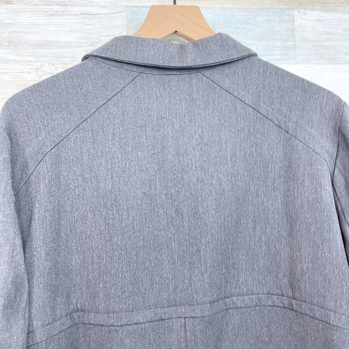 Eddie Bauer Eddie Bauer Travel Blazer Gray Unstructured Womens 18 Size XXL / US 16-18 / IT 52-54 - 6 Thumbnail