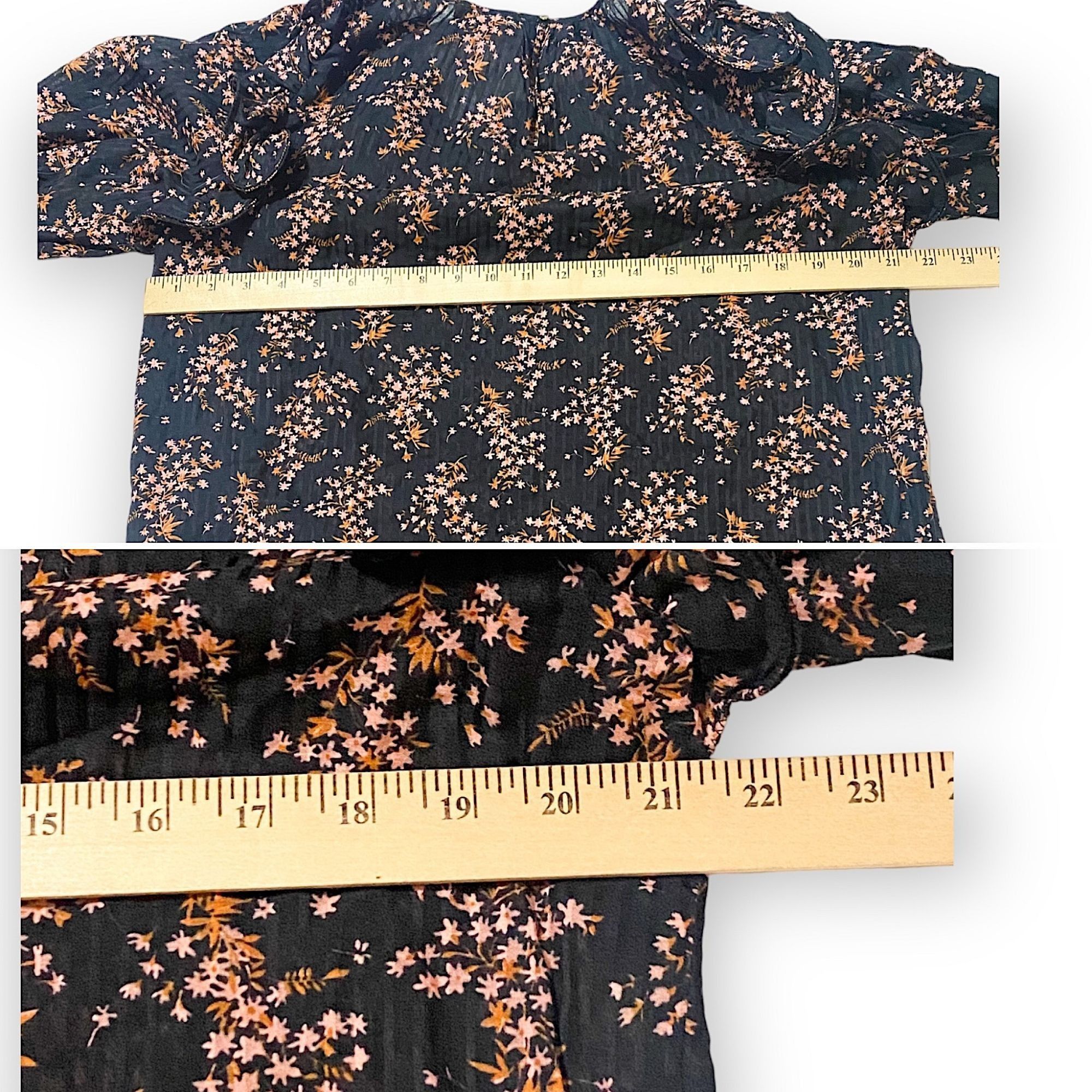Ulla Johnson Ulla Johnson Medine Floral Balloon Sleeve Blouse, Size 2, Je Size XS / US 0-2 / IT 36-38 - 12 Thumbnail