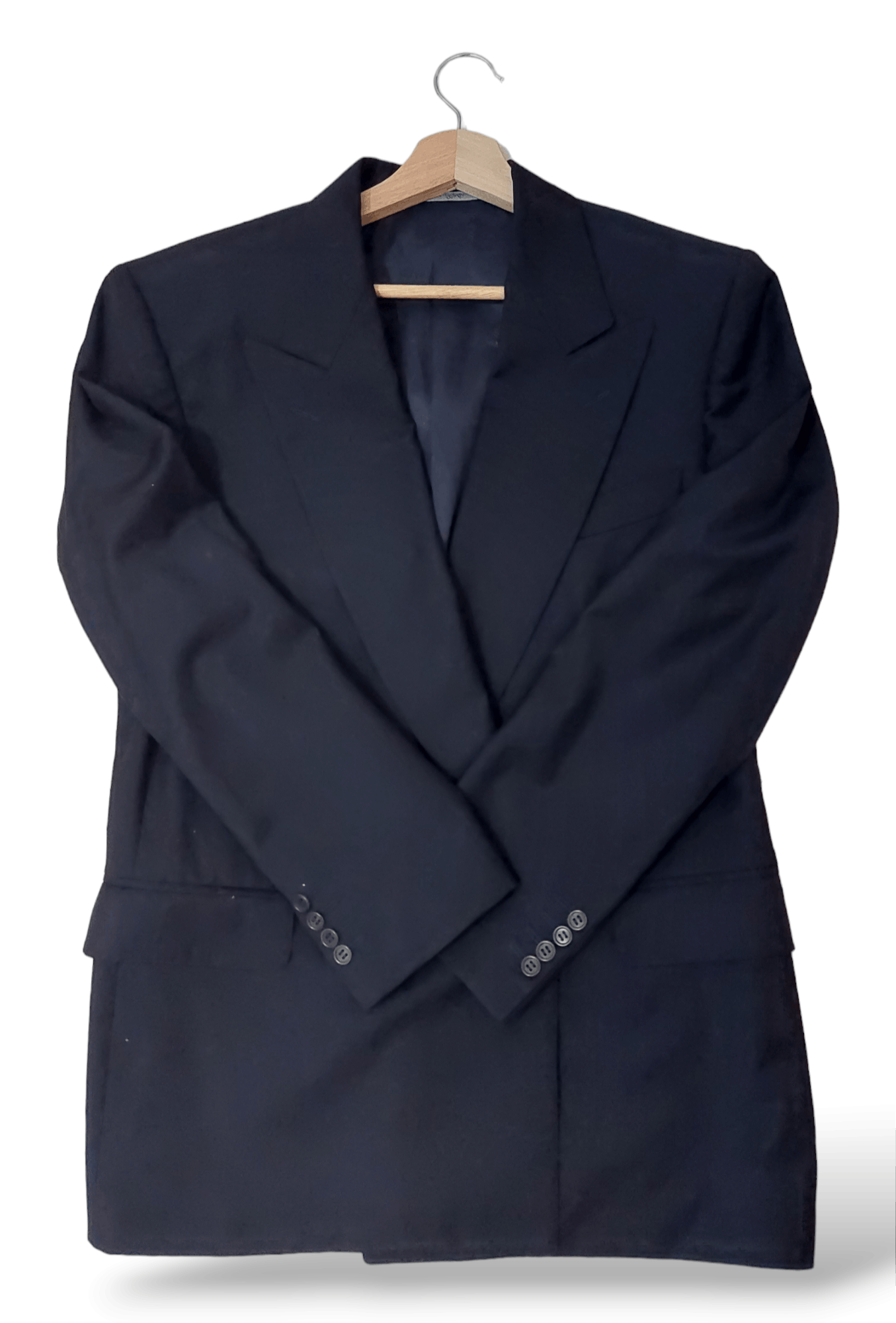 Lanvin Vintage Lanvin Paris Double Breasted Coat Size 44R - 2 Thumbnail