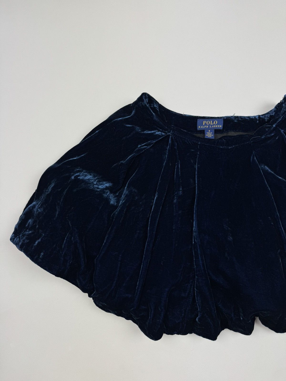 Polo Ralph Lauren Polo Ralph Lauren Velour Mini Skirt Size 30" / US 8 / IT 44 - 2 Thumbnail