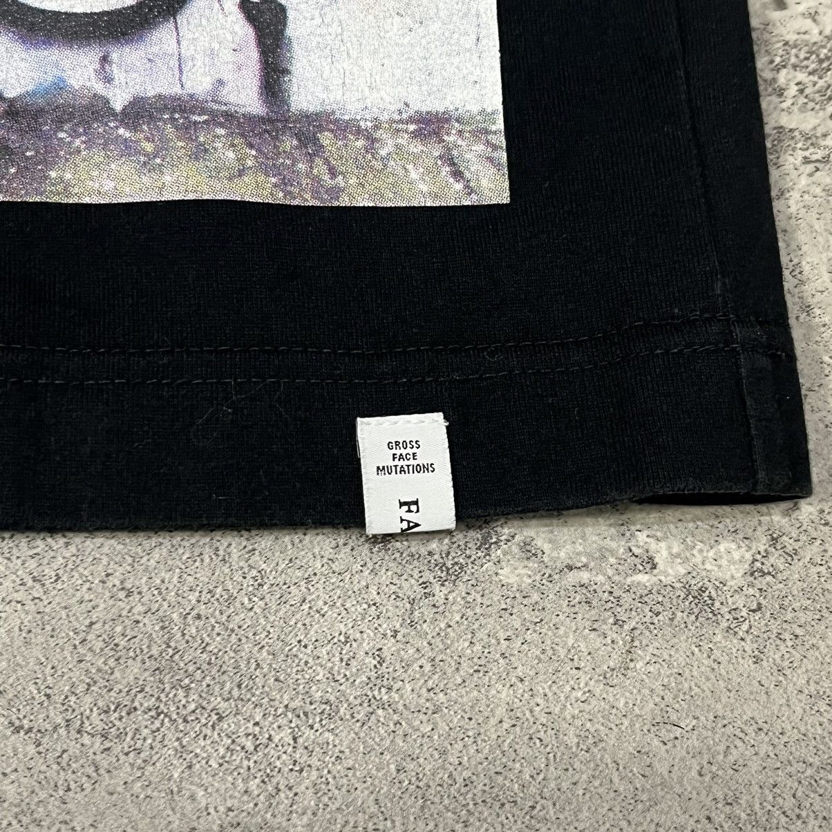Facetasm Facetasm Lettering SS Tee - Black Size US XXL / EU 58 / 5 - 8 Thumbnail