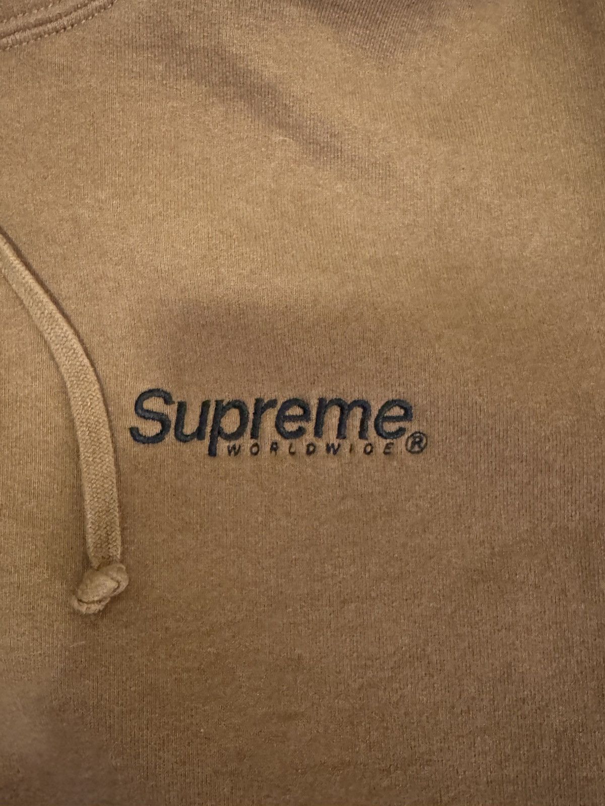 Supreme Supreme Worldwide Hooded Sweatshirt - Olive Brown Size US L / EU 52-54 / 3 - 3 Thumbnail