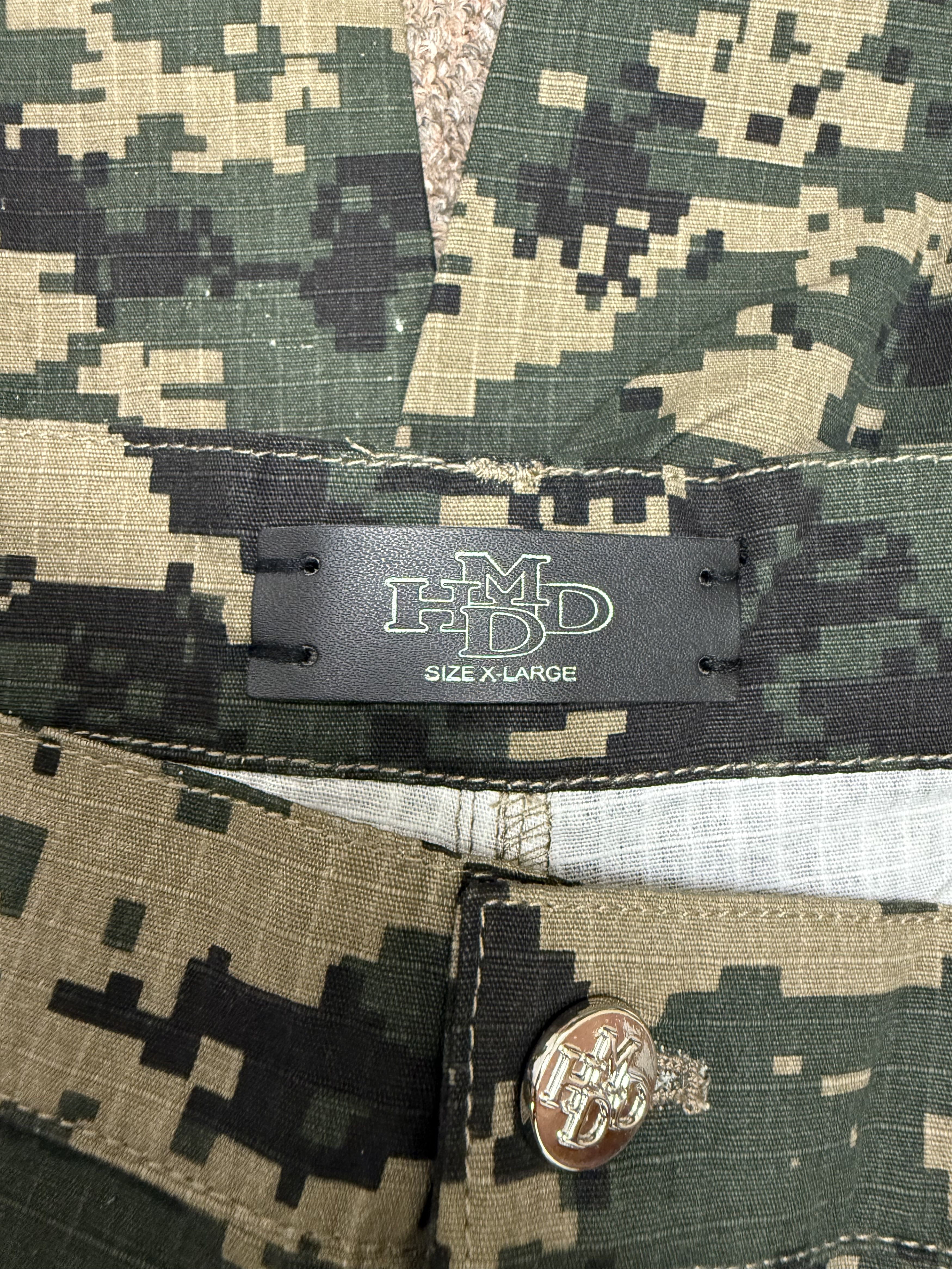 HMDD HMDD D-Day Digital Camo Shorts Size US 36 / EU 52 - 2 Thumbnail