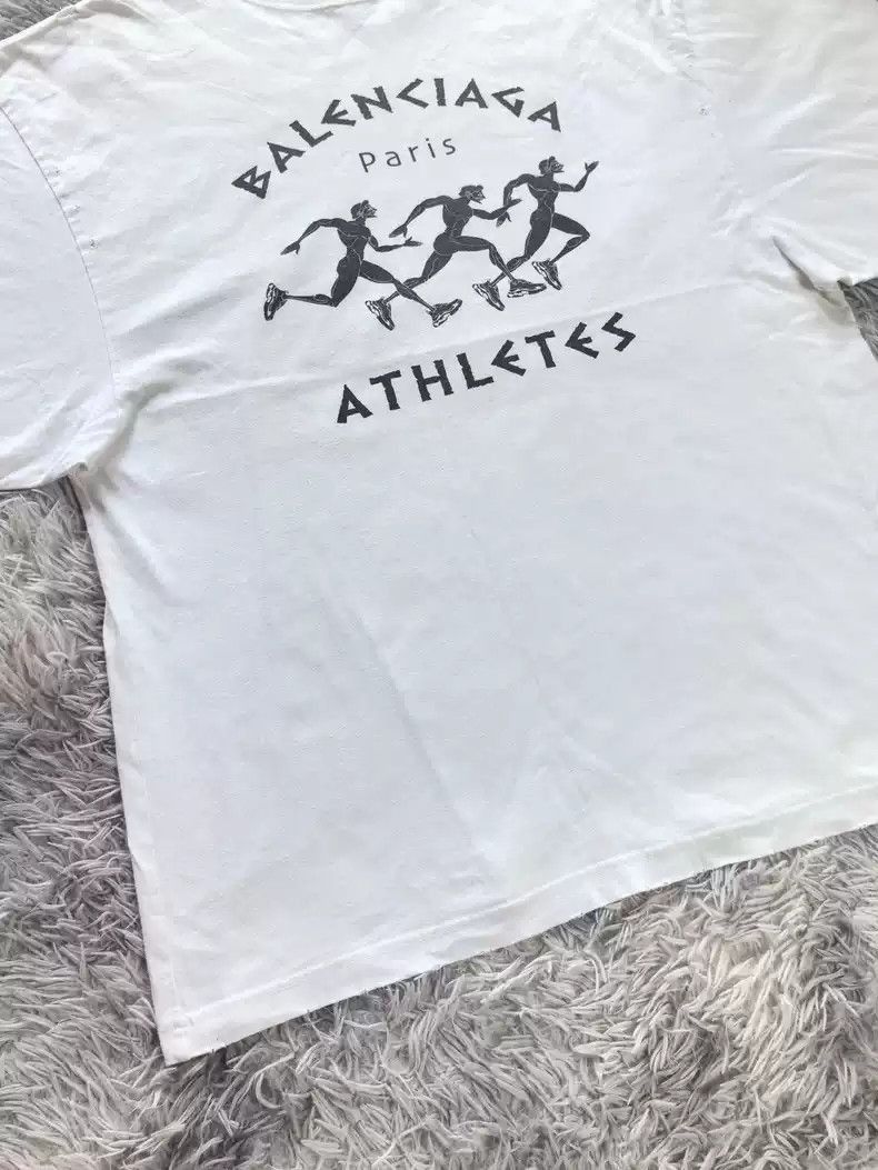 Balenciaga Balenciaga Marathon Short Sleeves-2507 Size US S / EU 44-46 / 1 - 4 Thumbnail