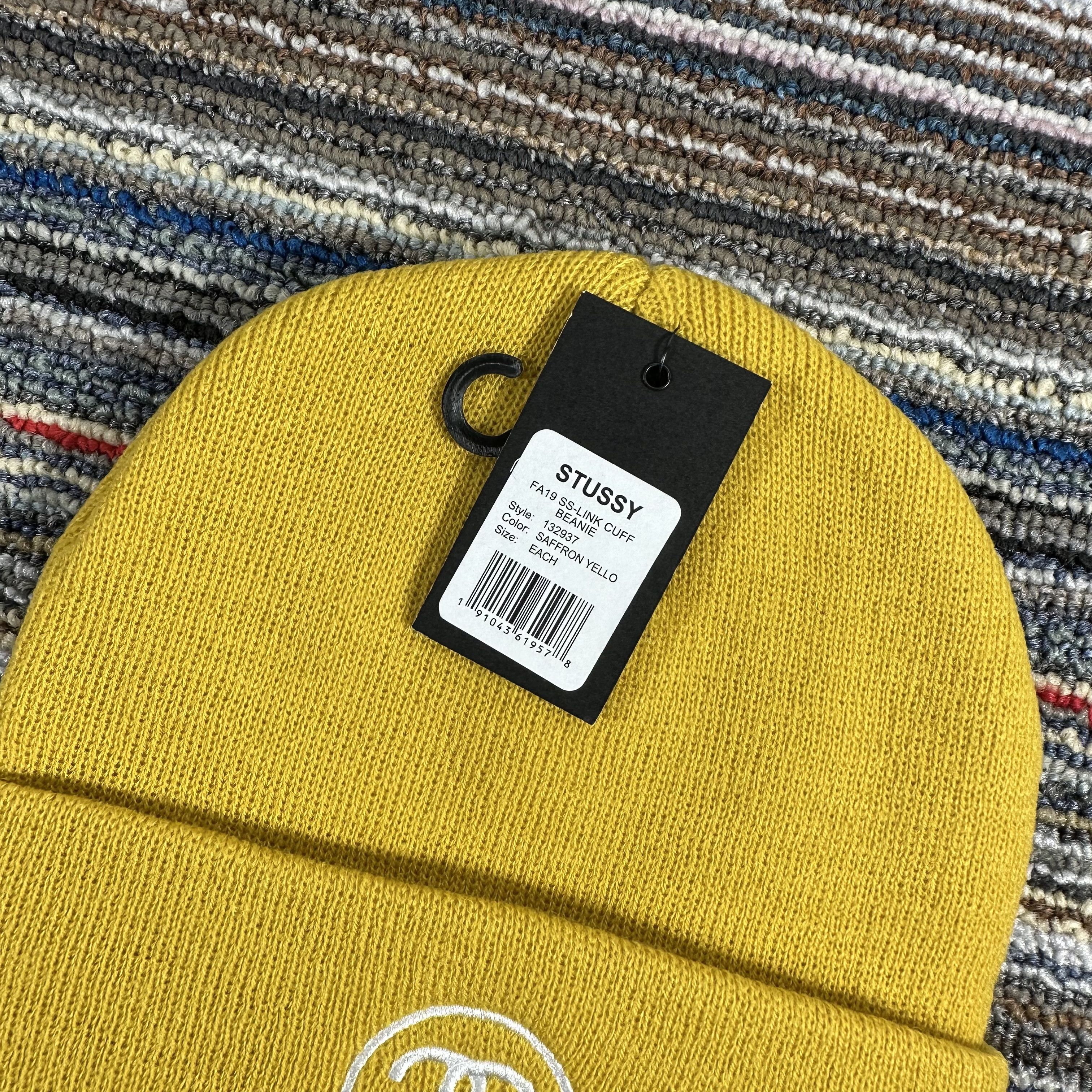 Stussy STUSSY BEANIE HAT YELLOW Size ONE SIZE - 3 Thumbnail