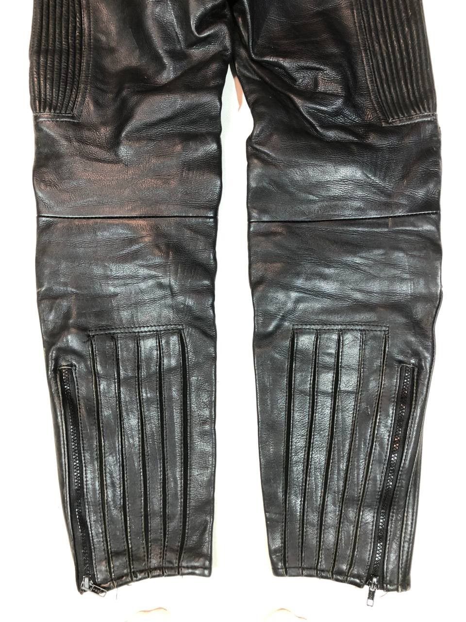 Leather Racing Moto Biker Leather Pants Vintage Size US 30 / EU 46 - 5 Thumbnail
