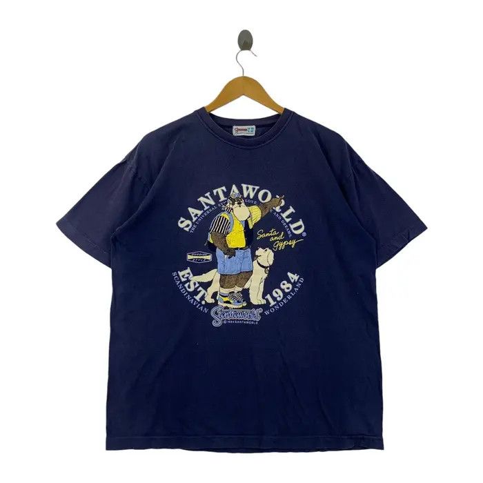 Vintage Vintage 1984 SANTA WORLD GYPSY Natural Faded Tee Shirt Size L / US 10 / IT 46 - 1 Thumbnail