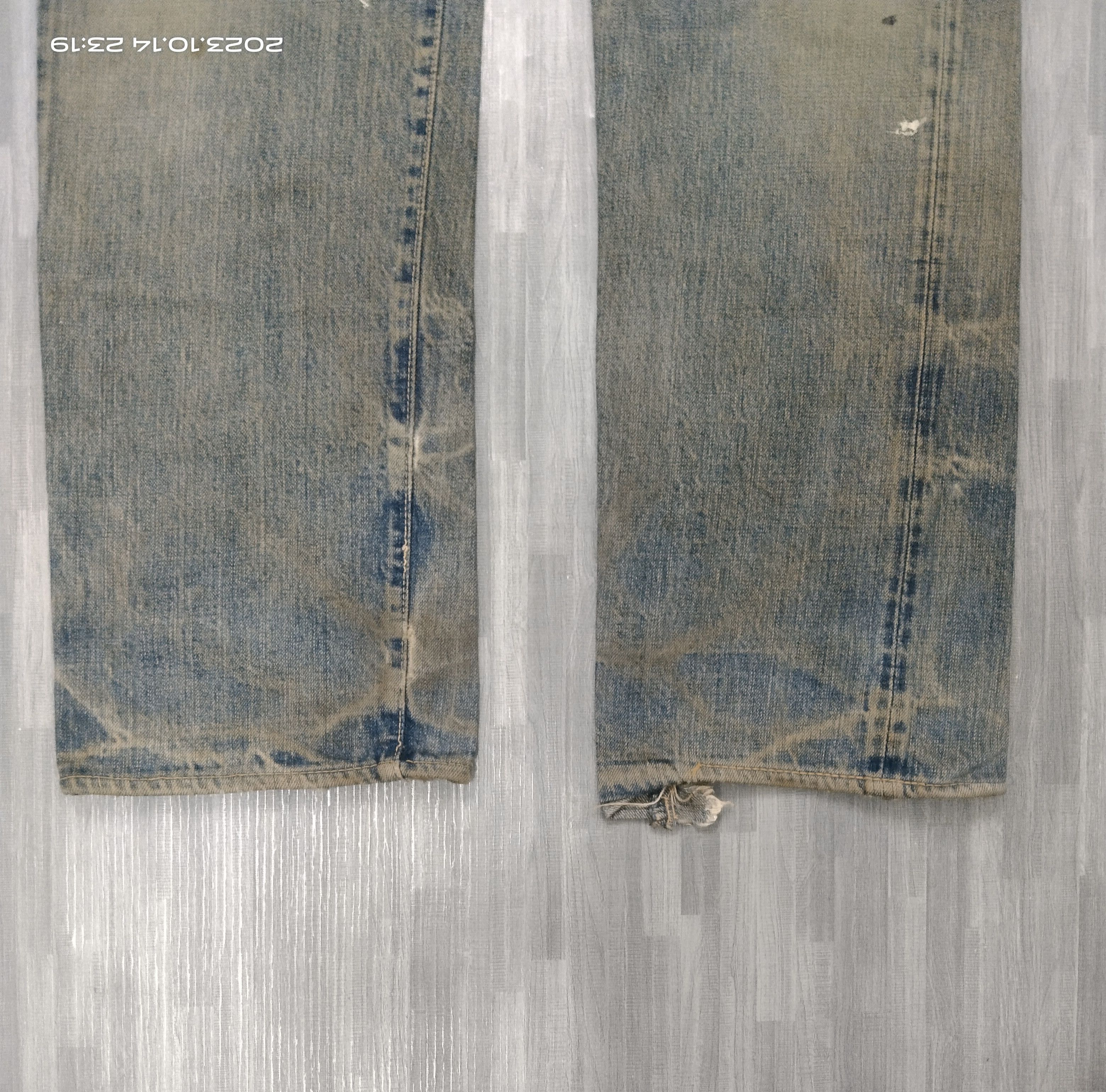 OMNIGOD SICK DISTRESSED OMNIGOD SELVEDGE DENIM PANTS Size US 30 / EU 46 - 6 Thumbnail