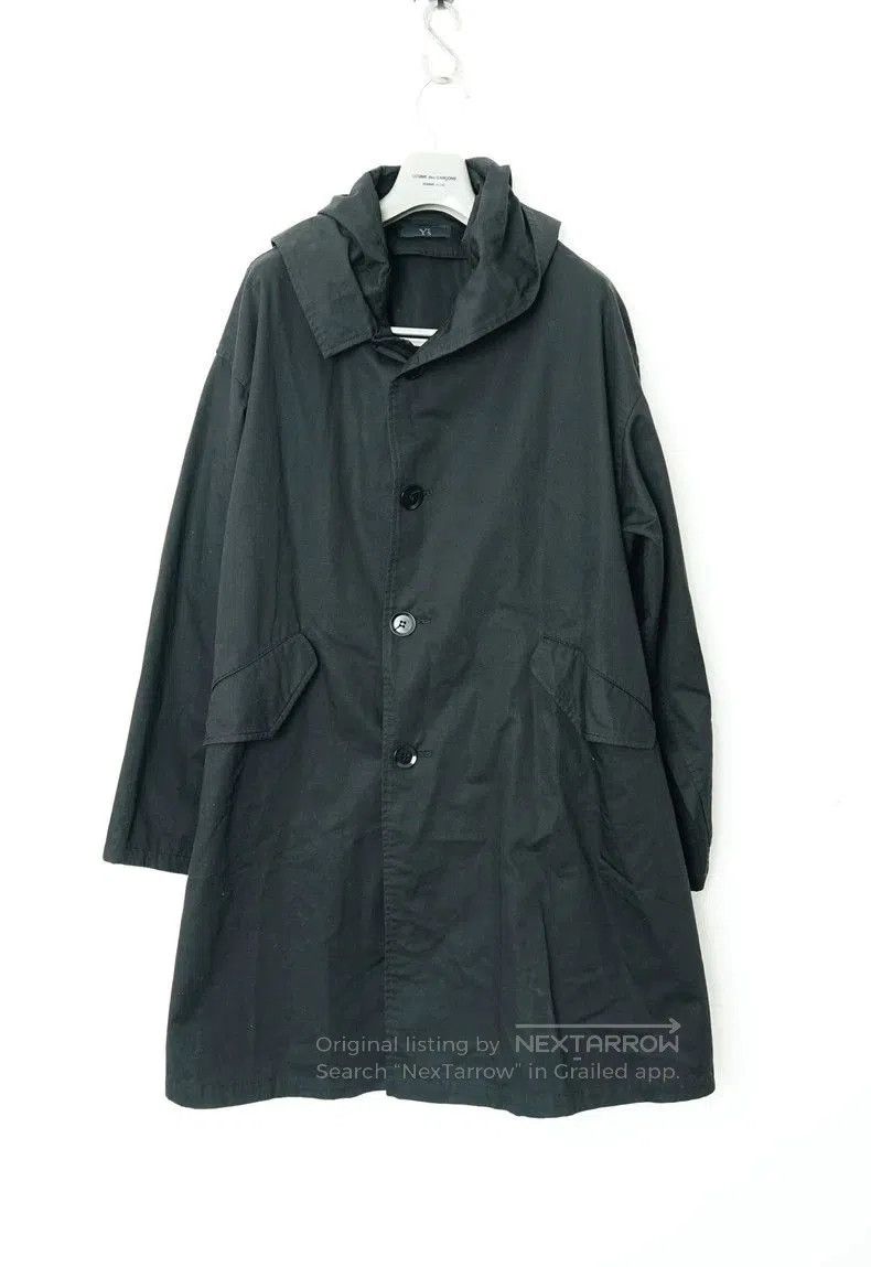 Yohji Yamamoto Yohji Yamamoto Hooded Mid-Length Coat. Size US M / EU 48-50 / 2 - 1 Thumbnail