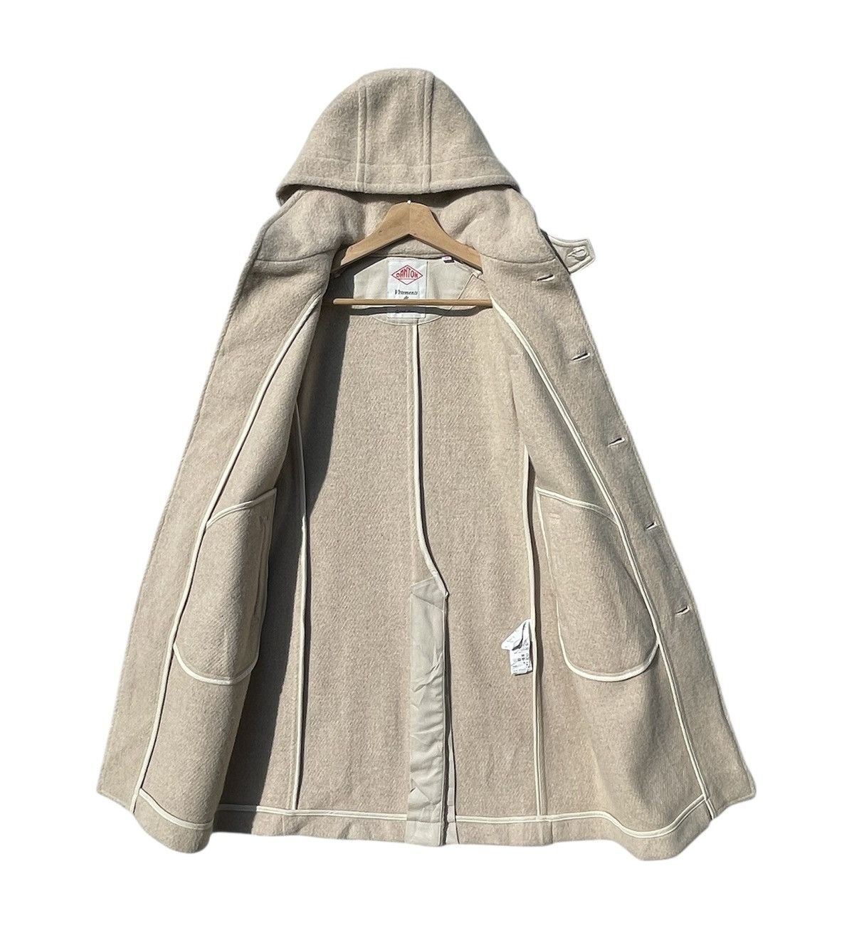 Danton RARE🔥 Danton Vetements De Travail Beige Wool Coat Size S / US 4 / IT 40 - 4 Thumbnail