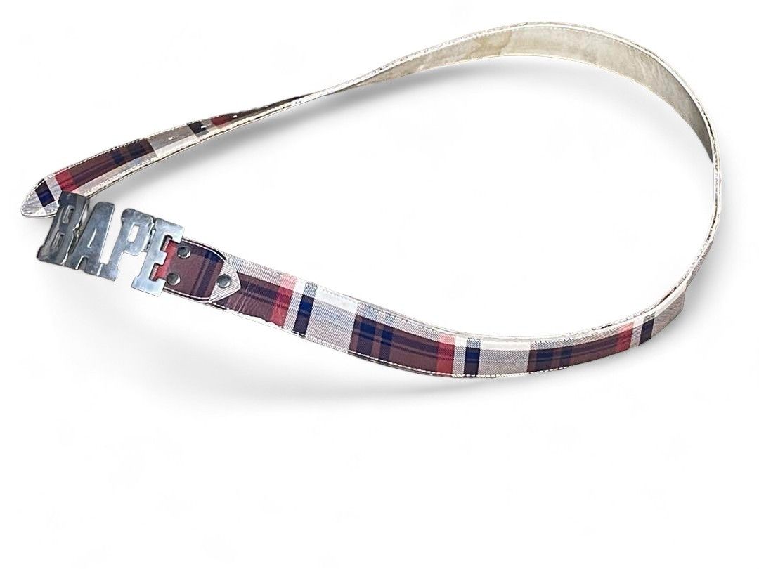 Bape A Bathing Ape (BAPE) - L Camo Big Logo Buckle Belt Brown Size ONE SIZE - 11 Thumbnail