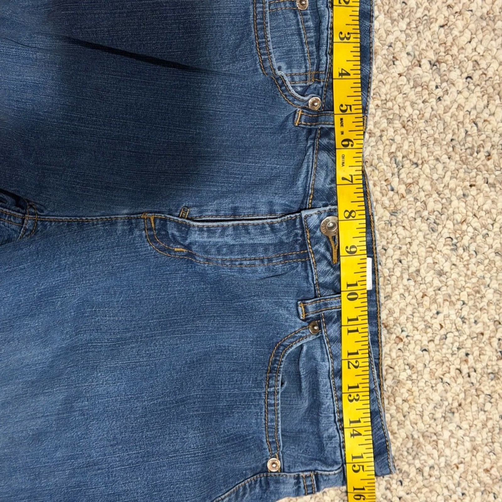 Other Liz & Co. Blue Straight Leg Jeans Size 10 Size 32" / US 10 / IT 46 - 4 Thumbnail