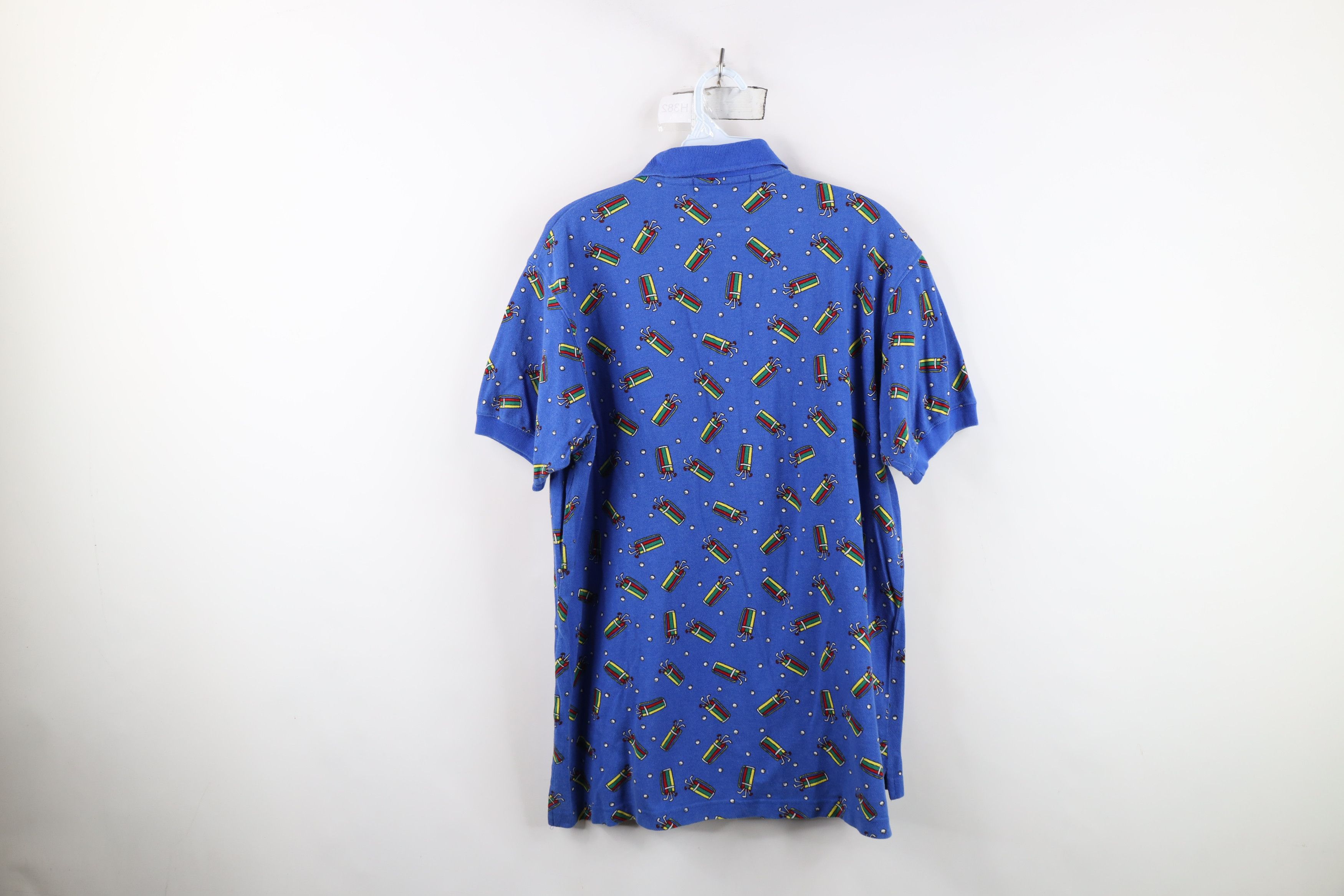 Vintage Vintage 90s Streetwear Rainbow Golf Bag All Over Print Polo Size L / US 10 / IT 46 - 8 Thumbnail