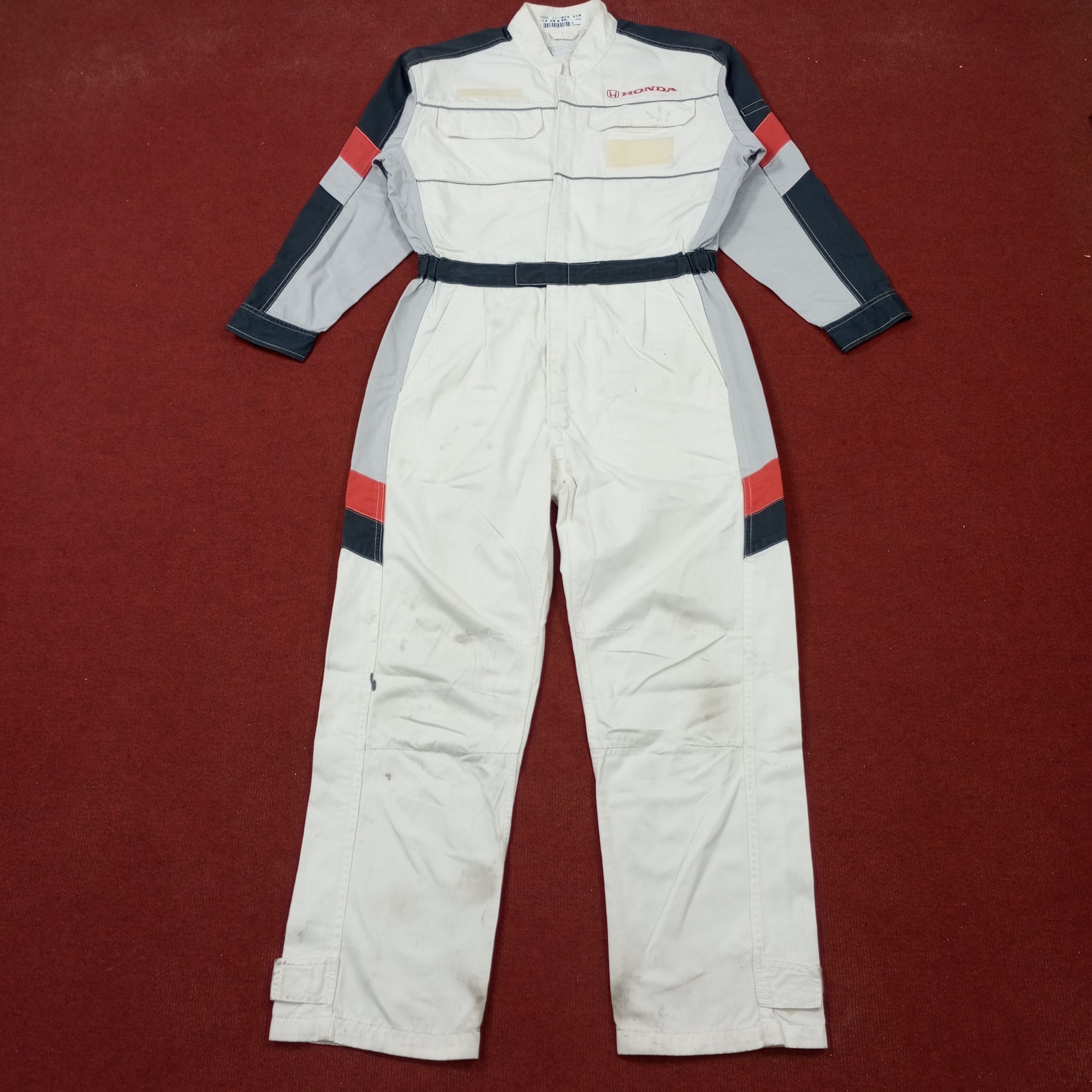 Honda × Vintage Honda Japanese Motorsports Racing Workwear Coverall Jacket Size US M / EU 48-50 / 2 - 4 Thumbnail