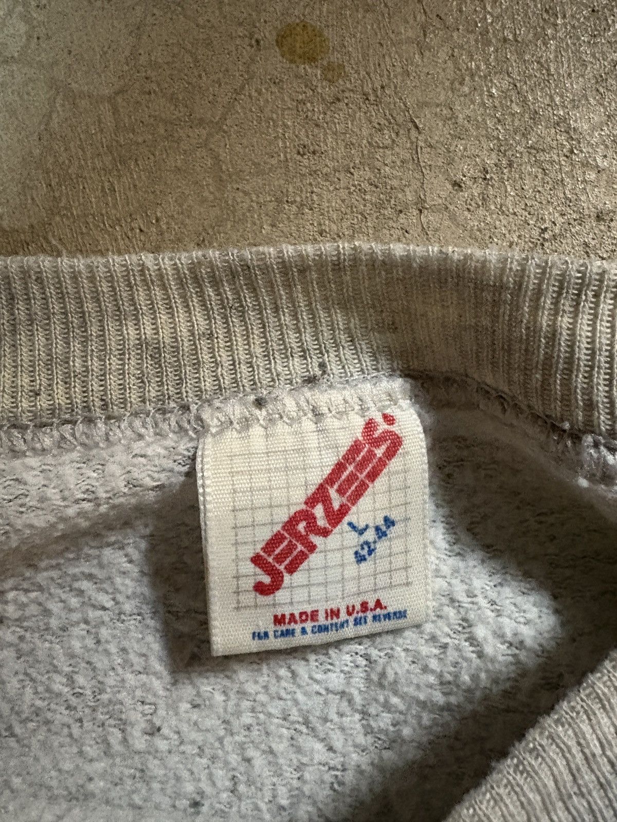 Jerzees VTG 90s Jerzees Cactus Art Graphic Crewneck Sweatshirt Gray Size US L / EU 52-54 / 3 - 4 Thumbnail