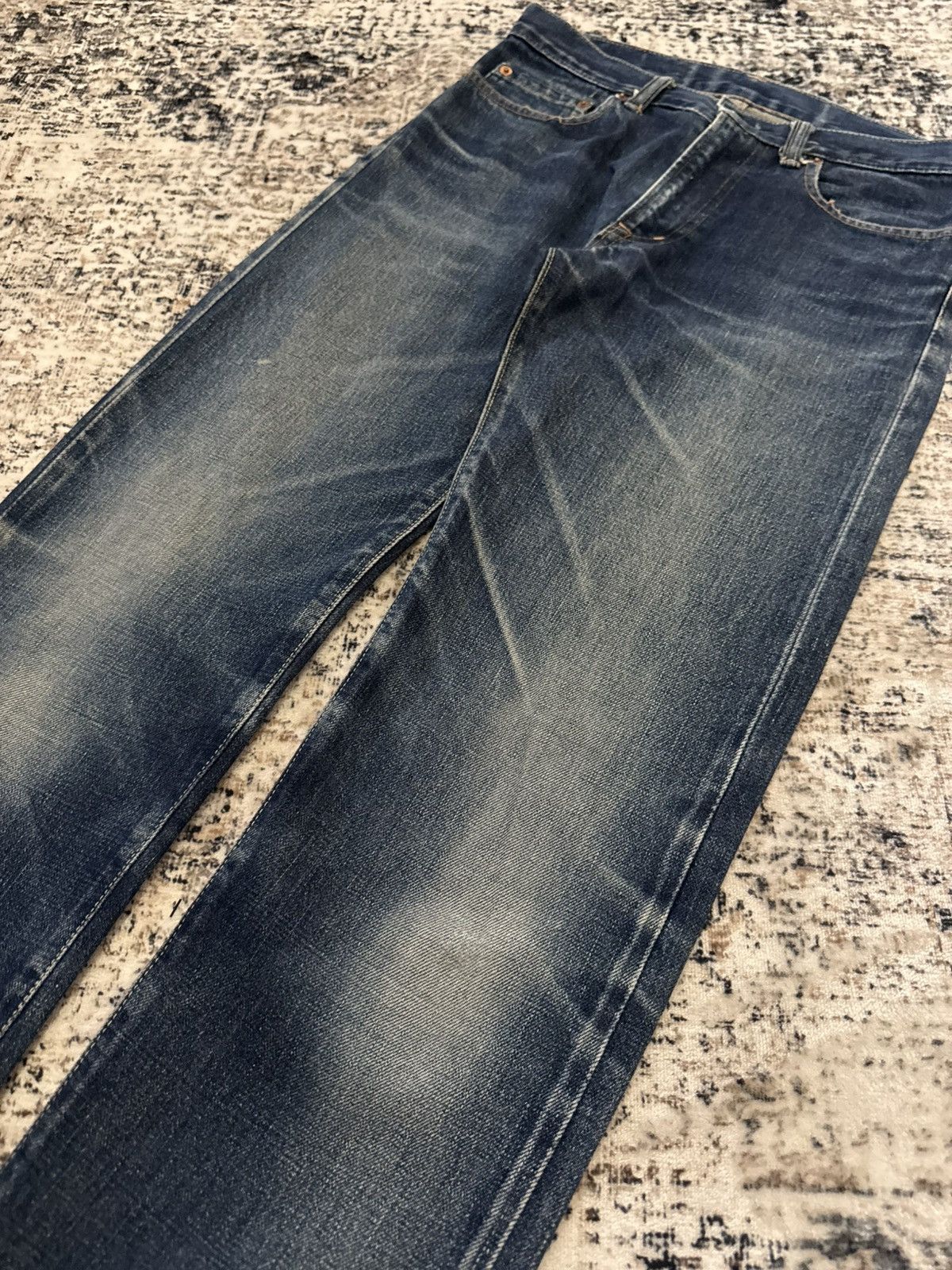 Japanese Brand Blue Blue Japan Indigo Wash Selvedge Redline Jeans Size US 28 / EU 44 - 8 Thumbnail