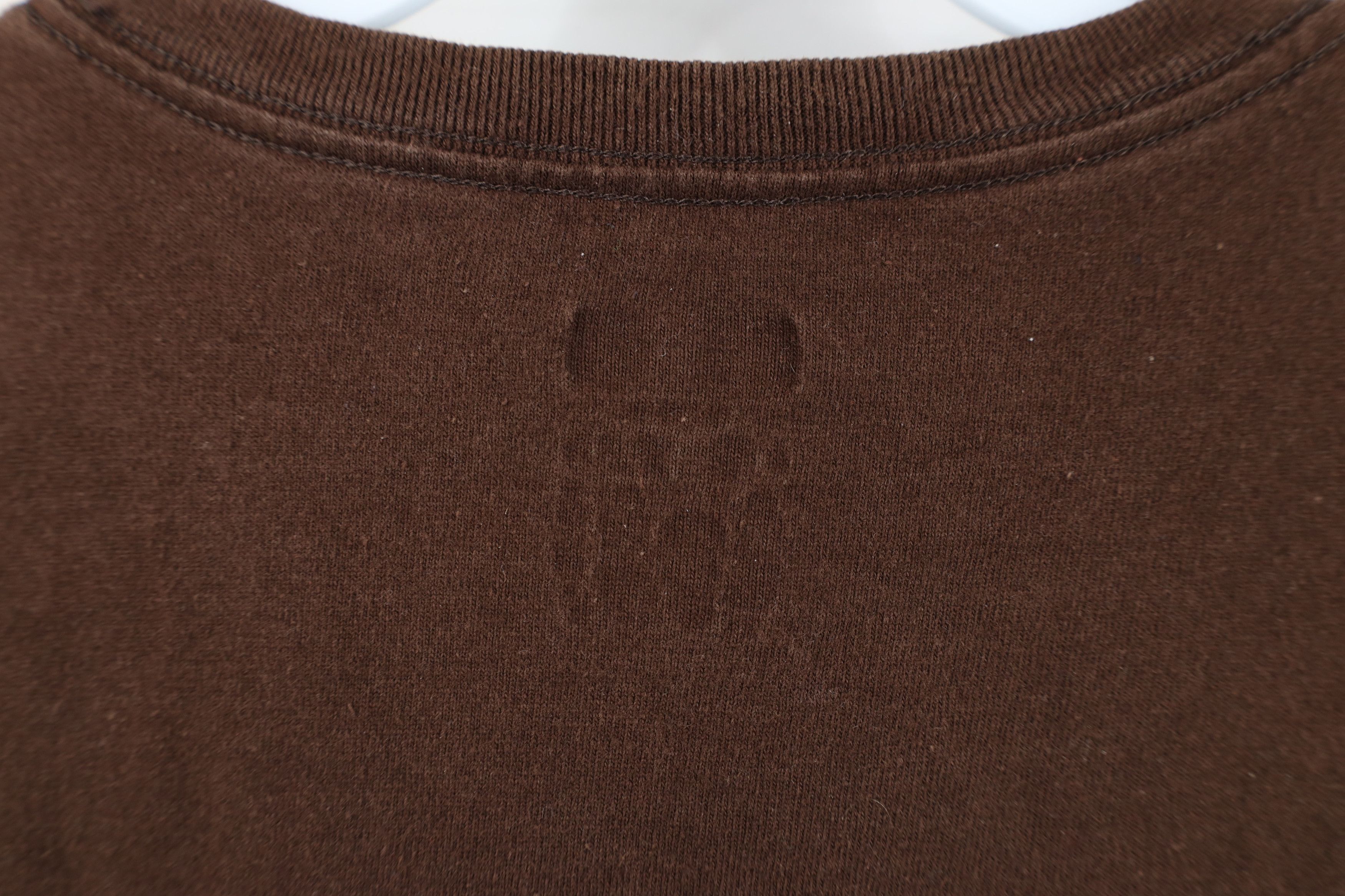 Vintage Vintage Y2K Streetwear Blank Short Sleeve T-Shirt Brown Size US L / EU 52-54 / 3 - 8 Thumbnail