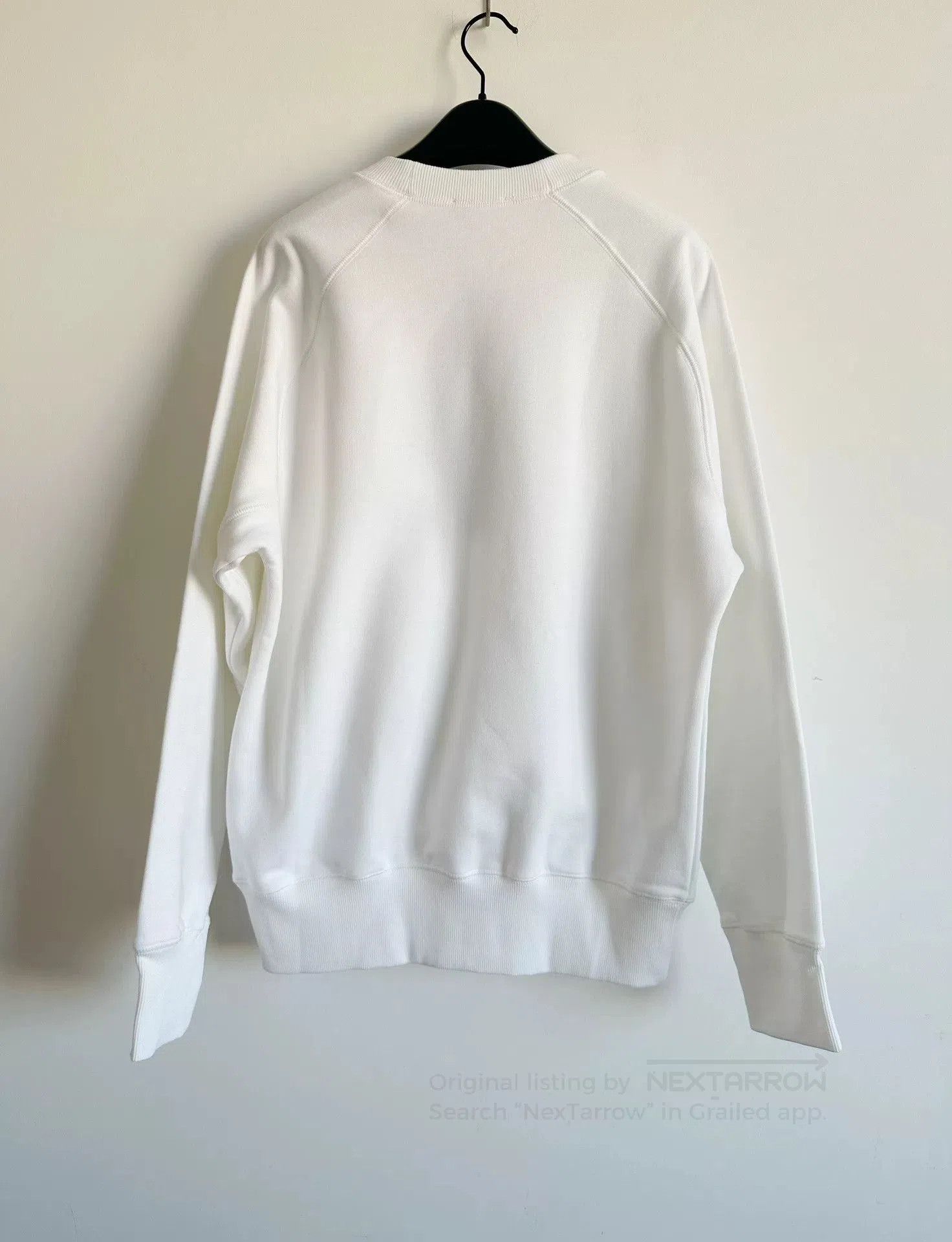 Dior Dior Men's White Embroidered Logo Sweatshirt. Size US S / EU 44-46 / 1 - 2 Thumbnail