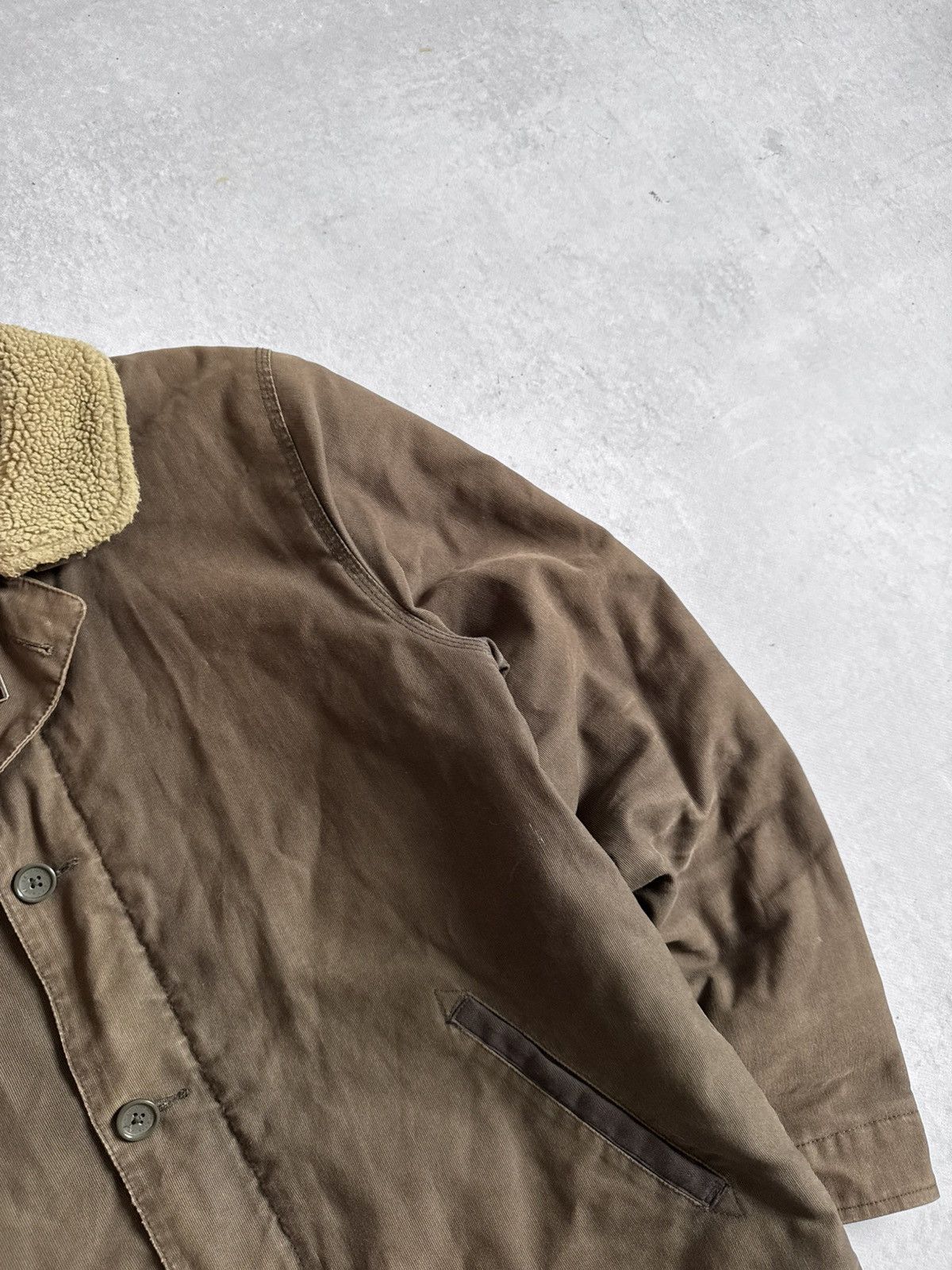 Carhartt Vintage Carhartt Sheffield Workwear Fleece Jacket Faded USA Size US M / EU 48-50 / 2 - 9 Thumbnail