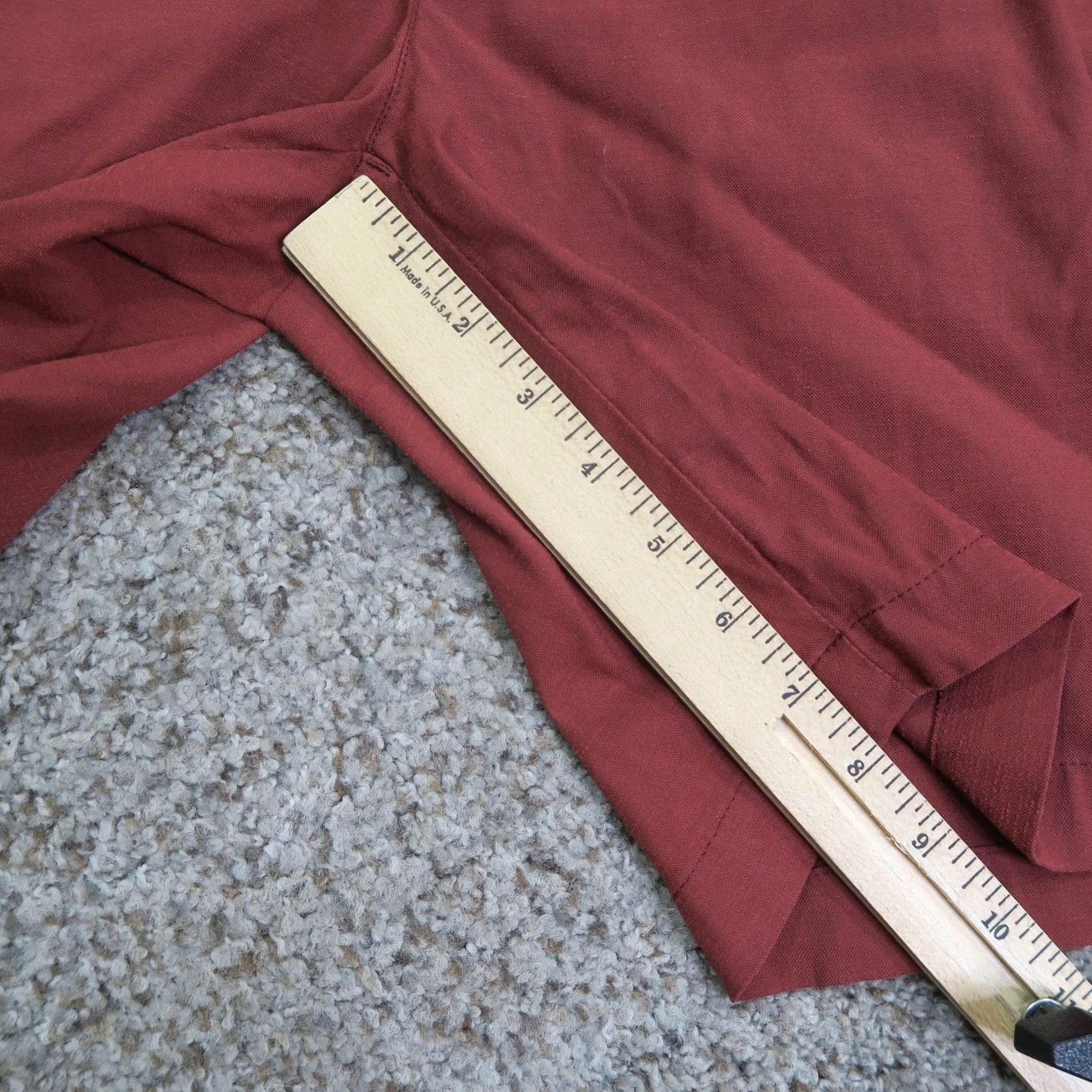 Outlier Shorts Mens 31 Red New Way Stretch Performance Chino Travel 8" Inseam, Men's — image 6 of 6