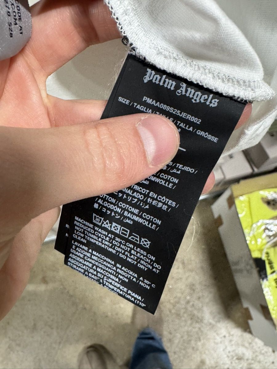 Palm Angels Palm Angels Logo T-Shirt NEW 450$ Size US L / EU 52-54 / 3 - 3 Thumbnail