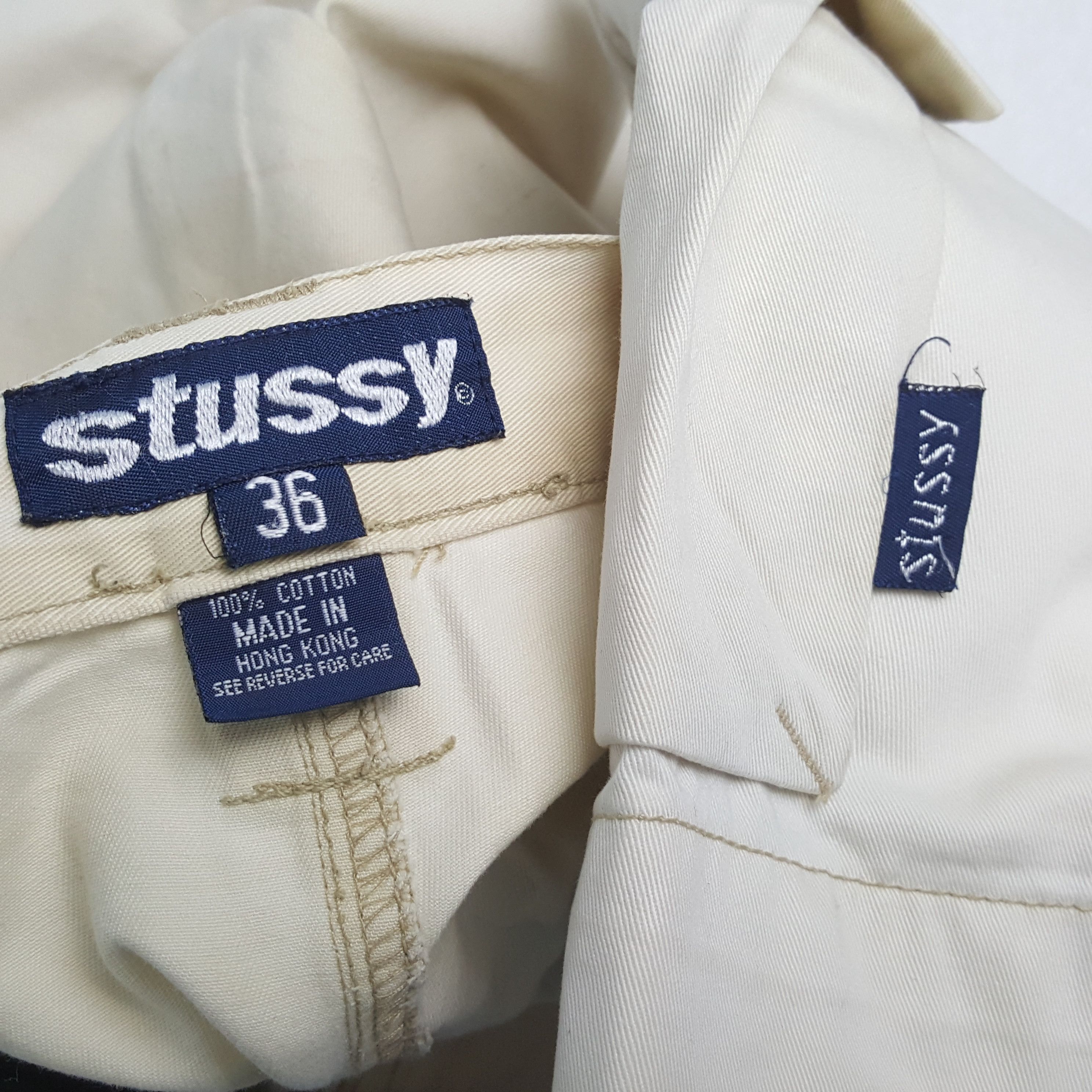 Stussy × Vintage Vintage STUSSY Streetwear Skateboard Logo Style Short Pants Size US 34 / EU 50 - 11 Thumbnail