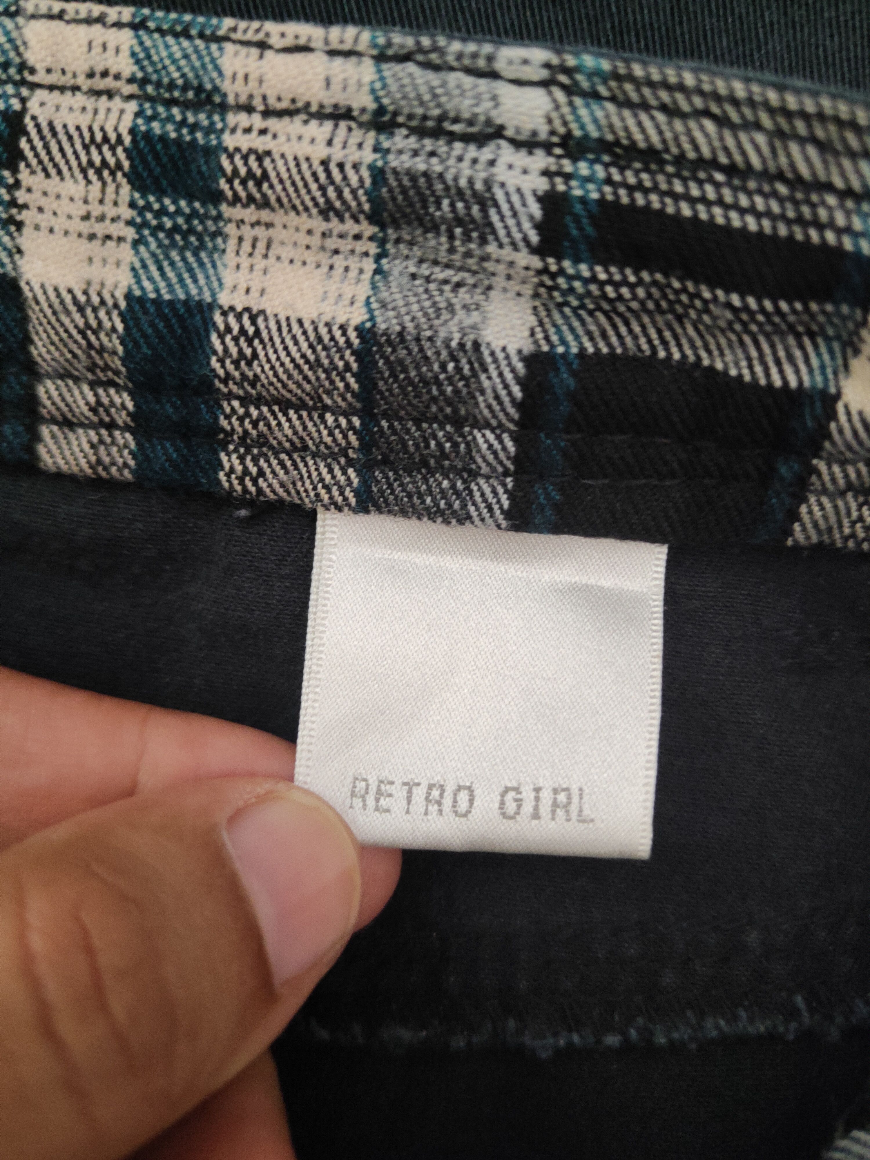 Japanese Brand DL Retro Girl Black Multipocket Casual Pants #46-313 Size 31" - 14 Thumbnail