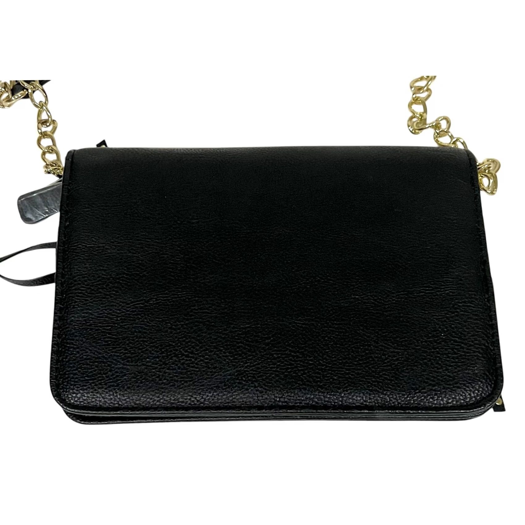 Betsey Johnson Betsey Johnson Crossbody P purse Black Faux Leather Fringe Wallet on Strap NWT Size ONE SIZE - 7 Thumbnail