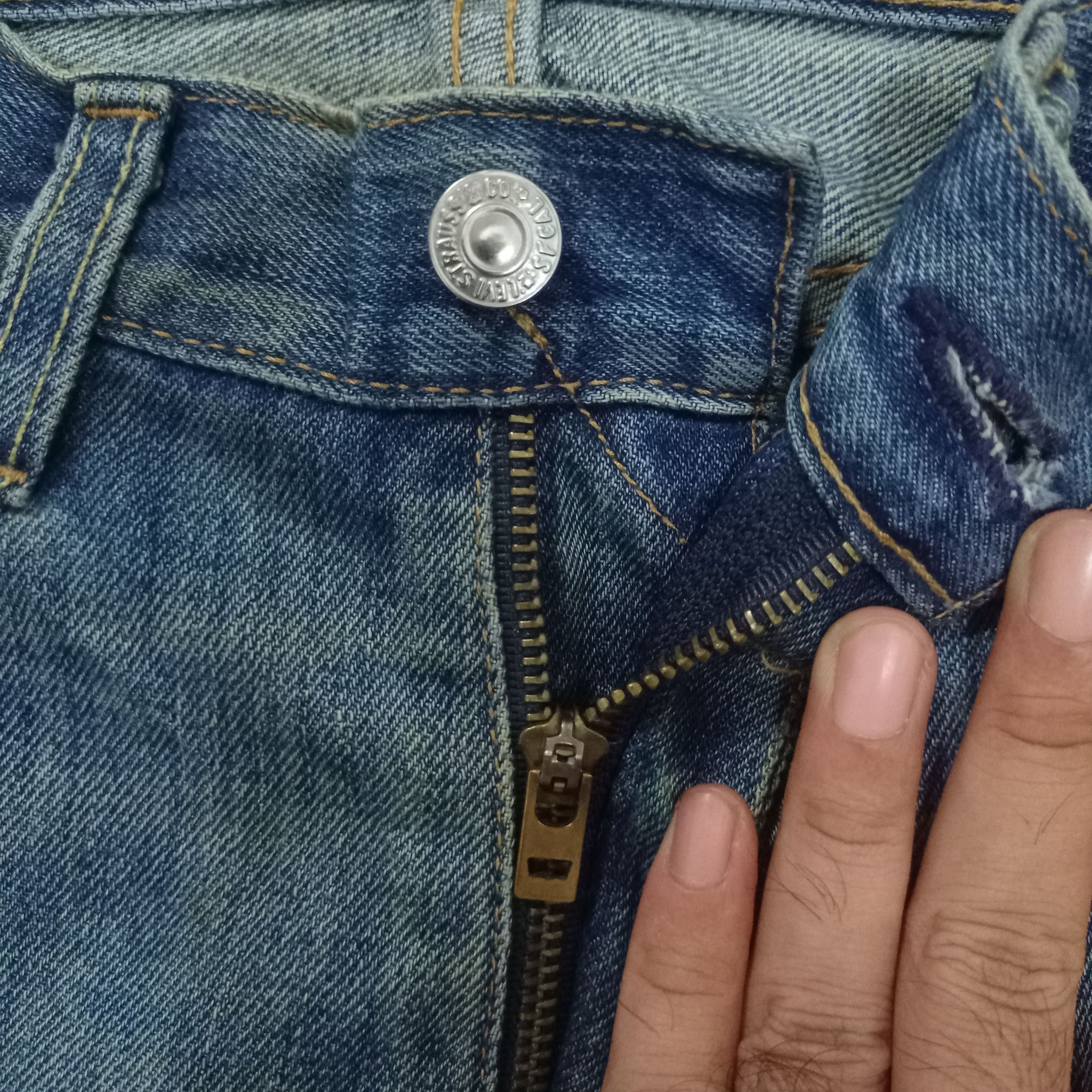 Levi's Vintage USA Levis Big E Mud Wash Baggy Jeans 36x31 Size US 36 / EU 52 - 3 Thumbnail