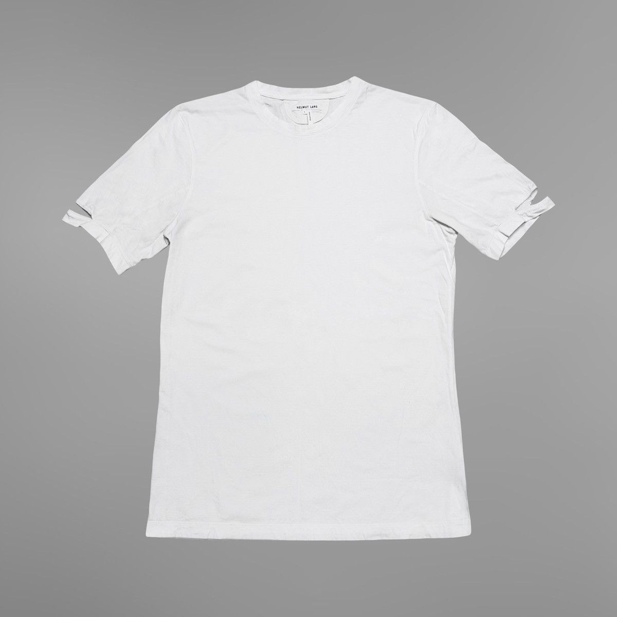 Helmut Lang Helmut Lang Cutout sleeves white T Shirt Archive Size US L / EU 52-54 / 3 - 1 Thumbnail
